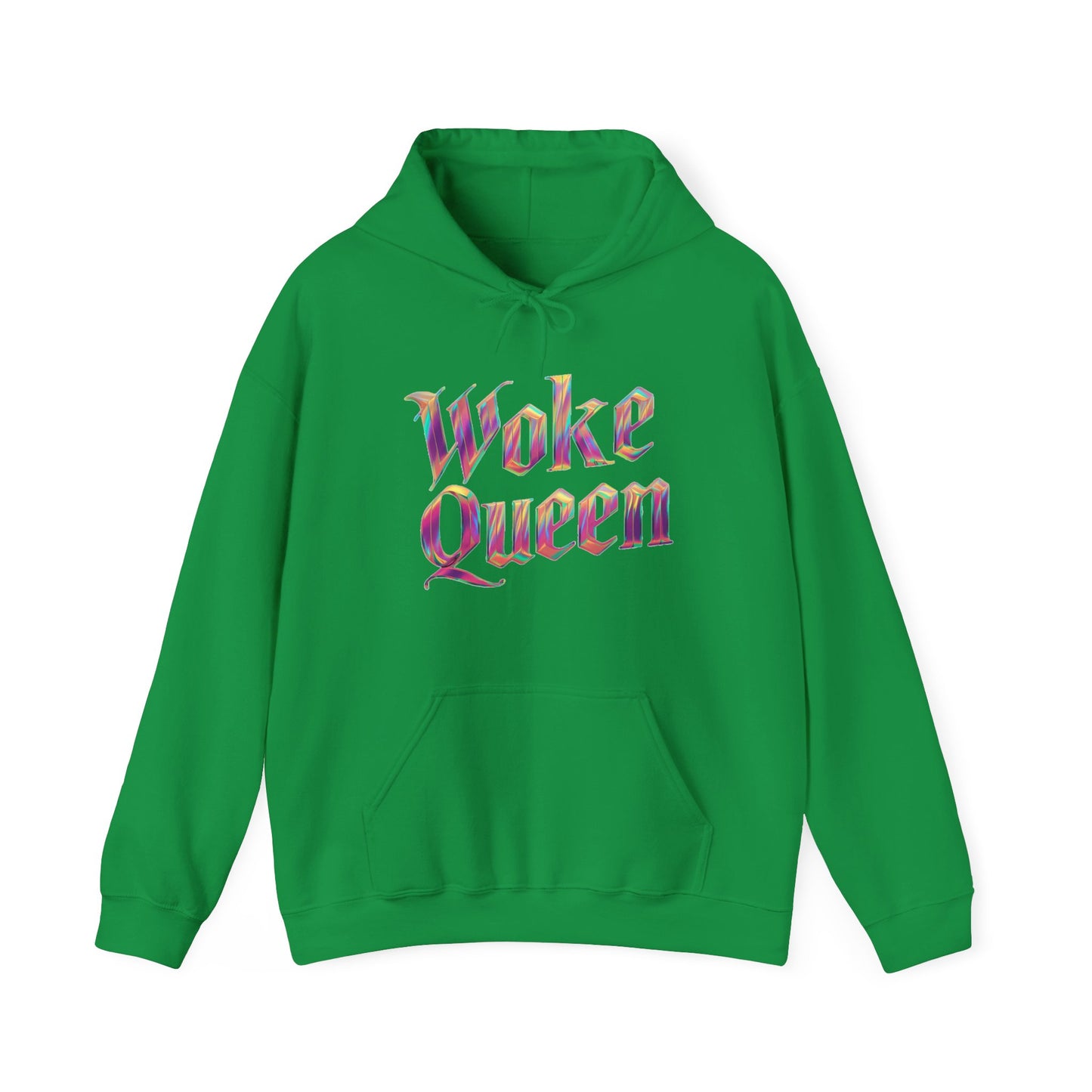 Unisex Woke Queen Gothic Iridescence Hooded Sweatshirt
