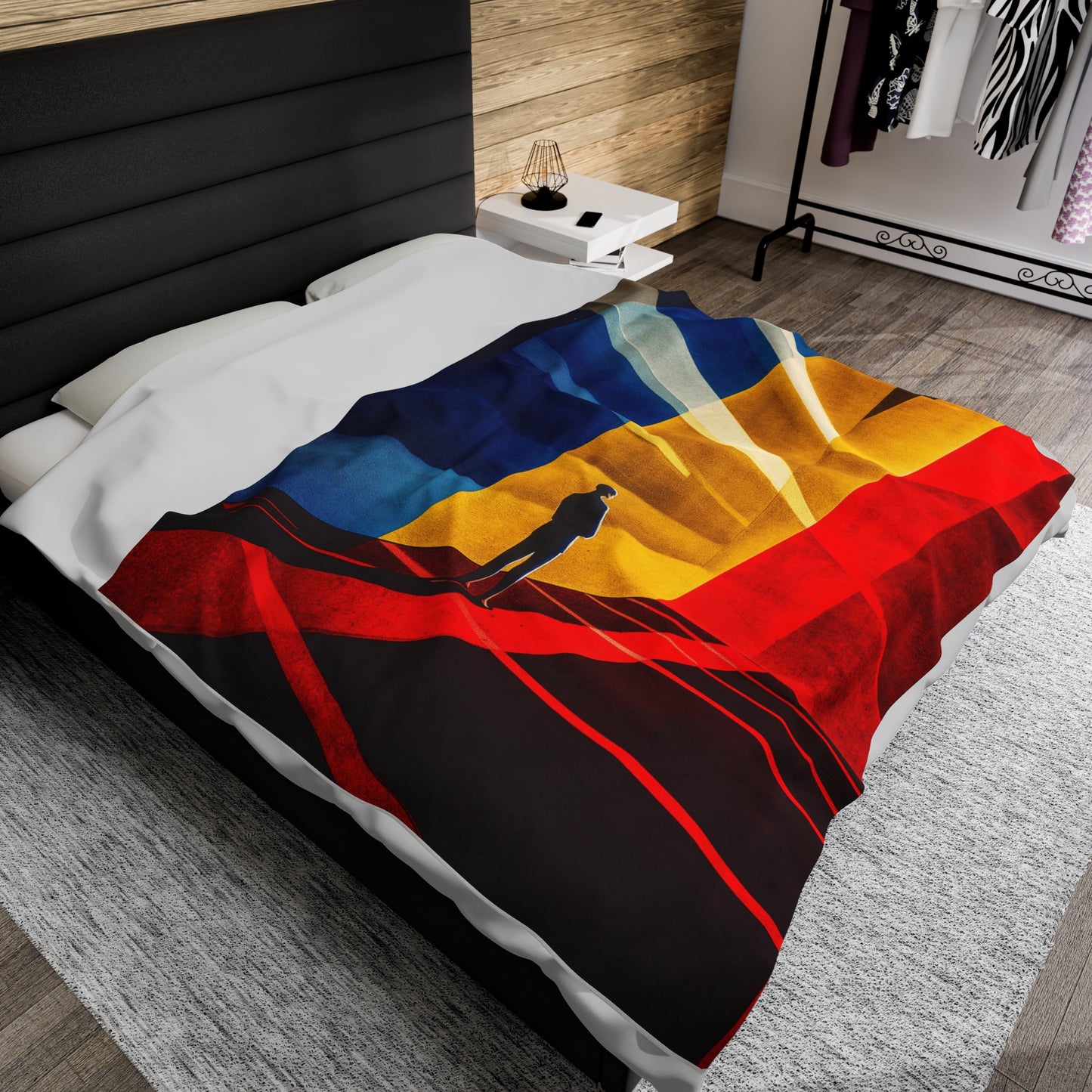 Bauhaus Mister Movie Theater Velveteen Plush Blanket