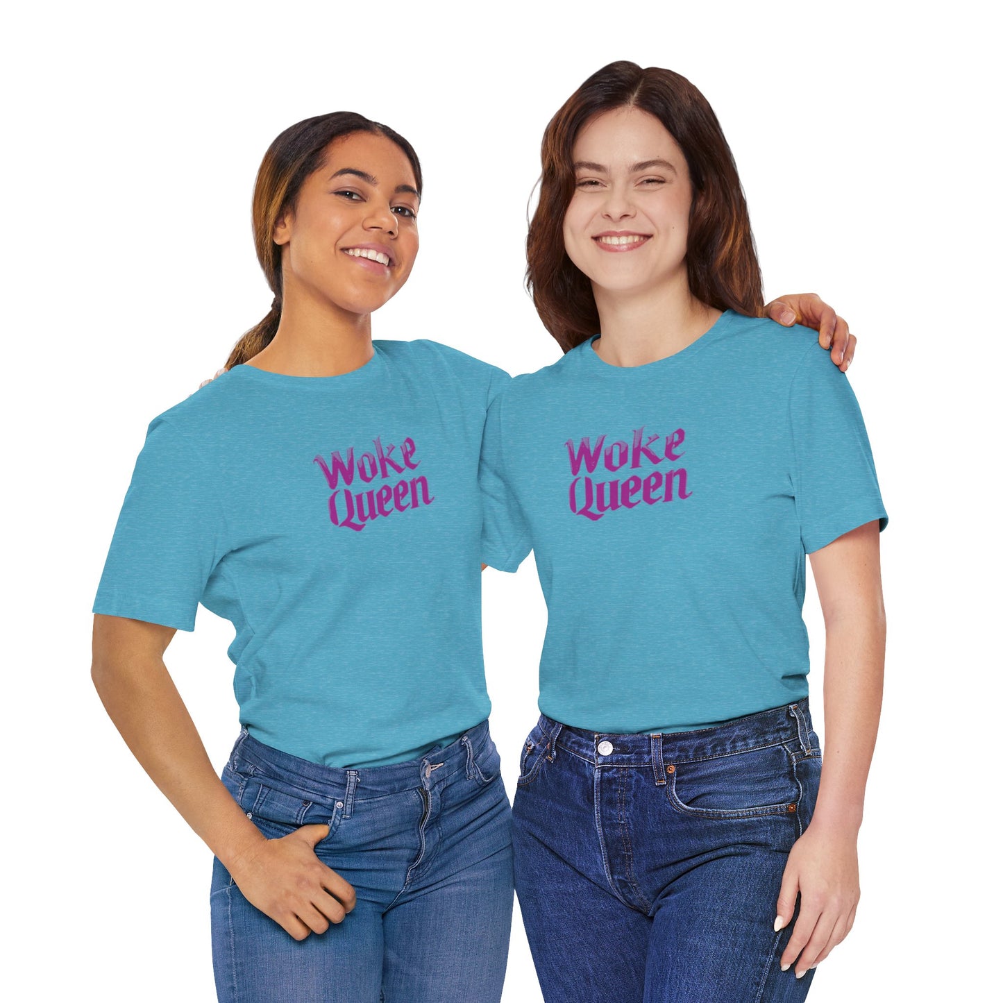 Unisex Woke Queen Jersey Short Sleeve Tee