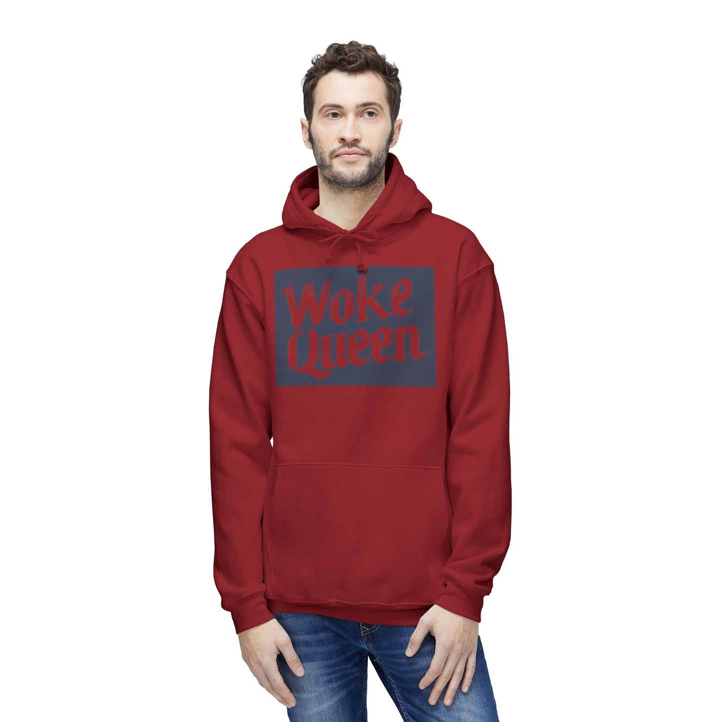 Unisex Woke Queen Hooded Sweatshirt