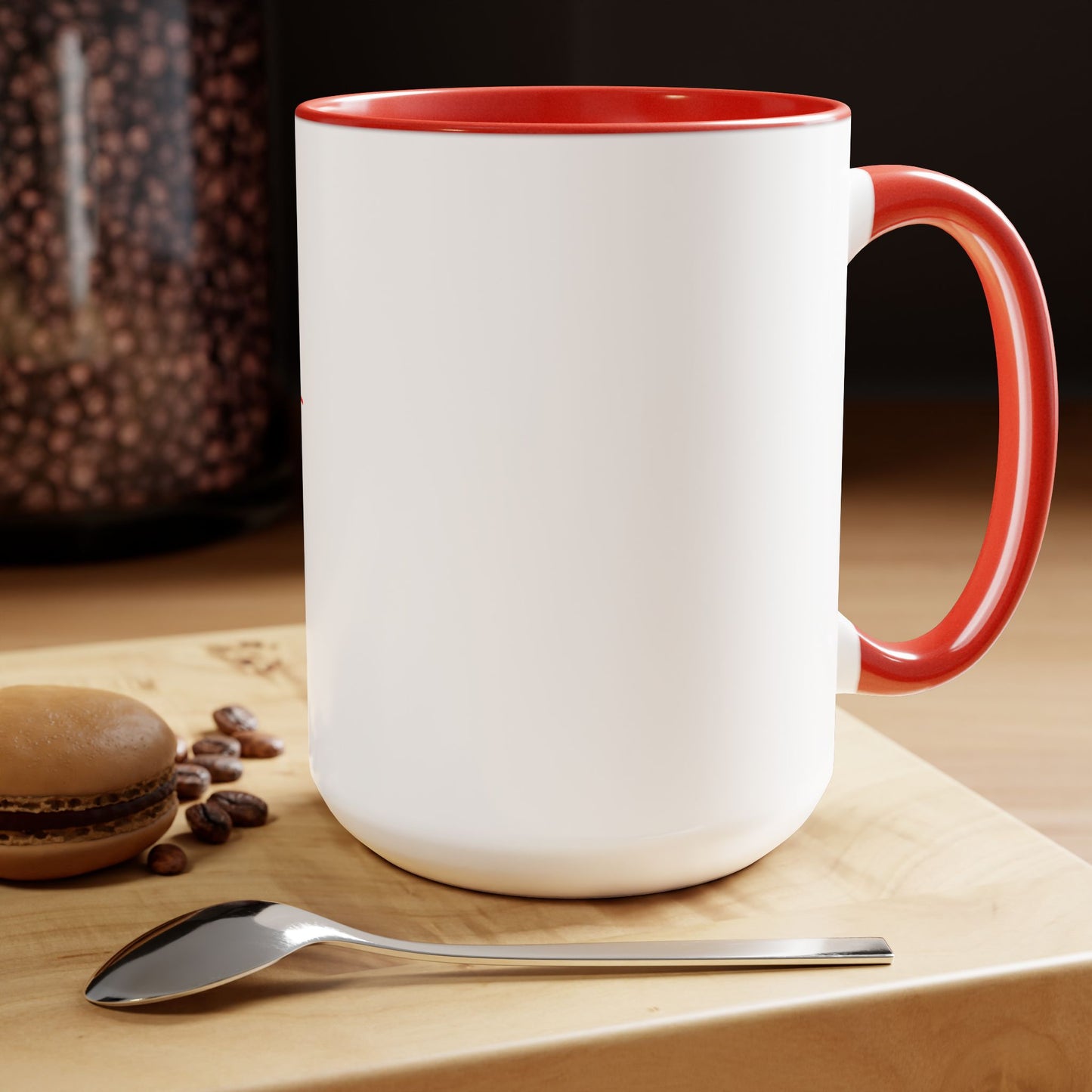 Love Lines Two-Tone Coffee Mugs, 15oz