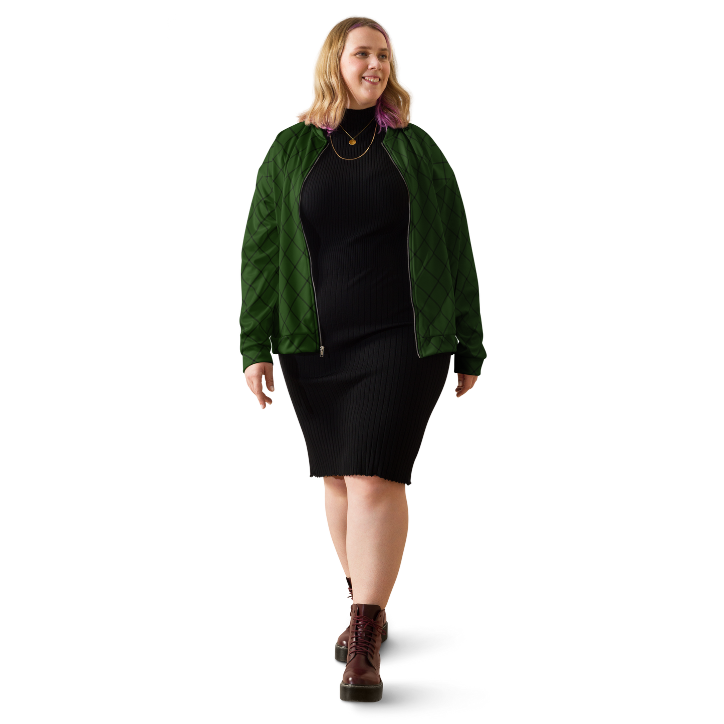 Unisex Bomber Jacket - Atomic Green