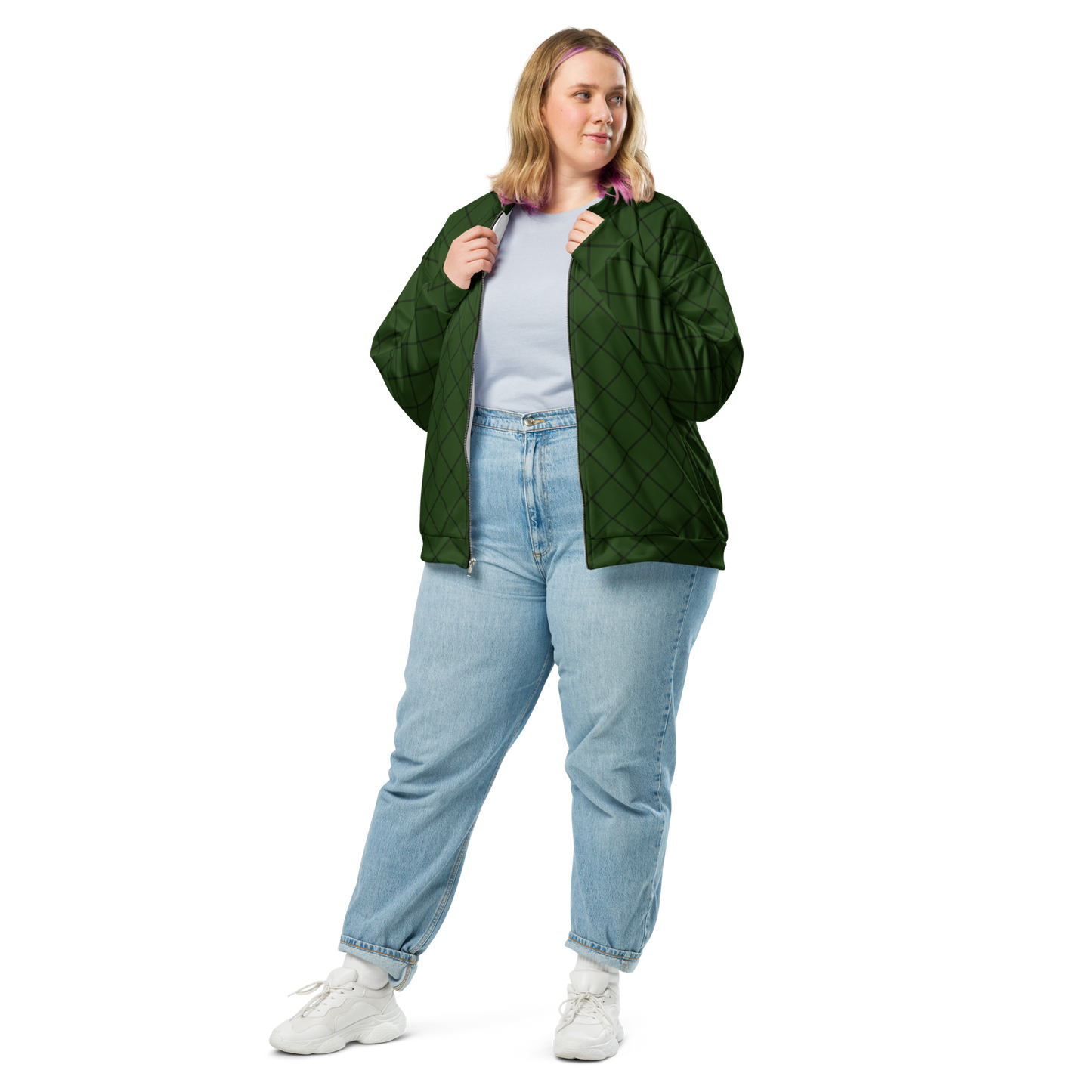 Unisex Bomber Jacket - Atomic Green