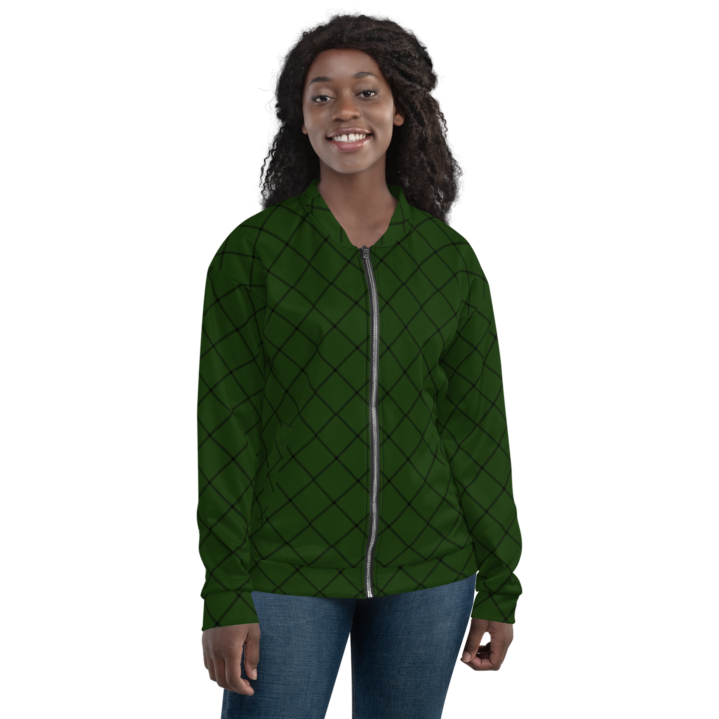 Unisex Bomber Jacket - Atomic Green