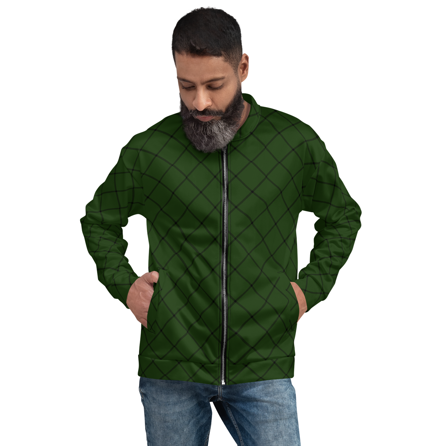 Unisex Bomber Jacket - Atomic Green