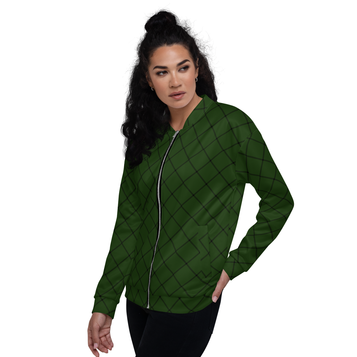 Unisex Bomber Jacket - Atomic Green