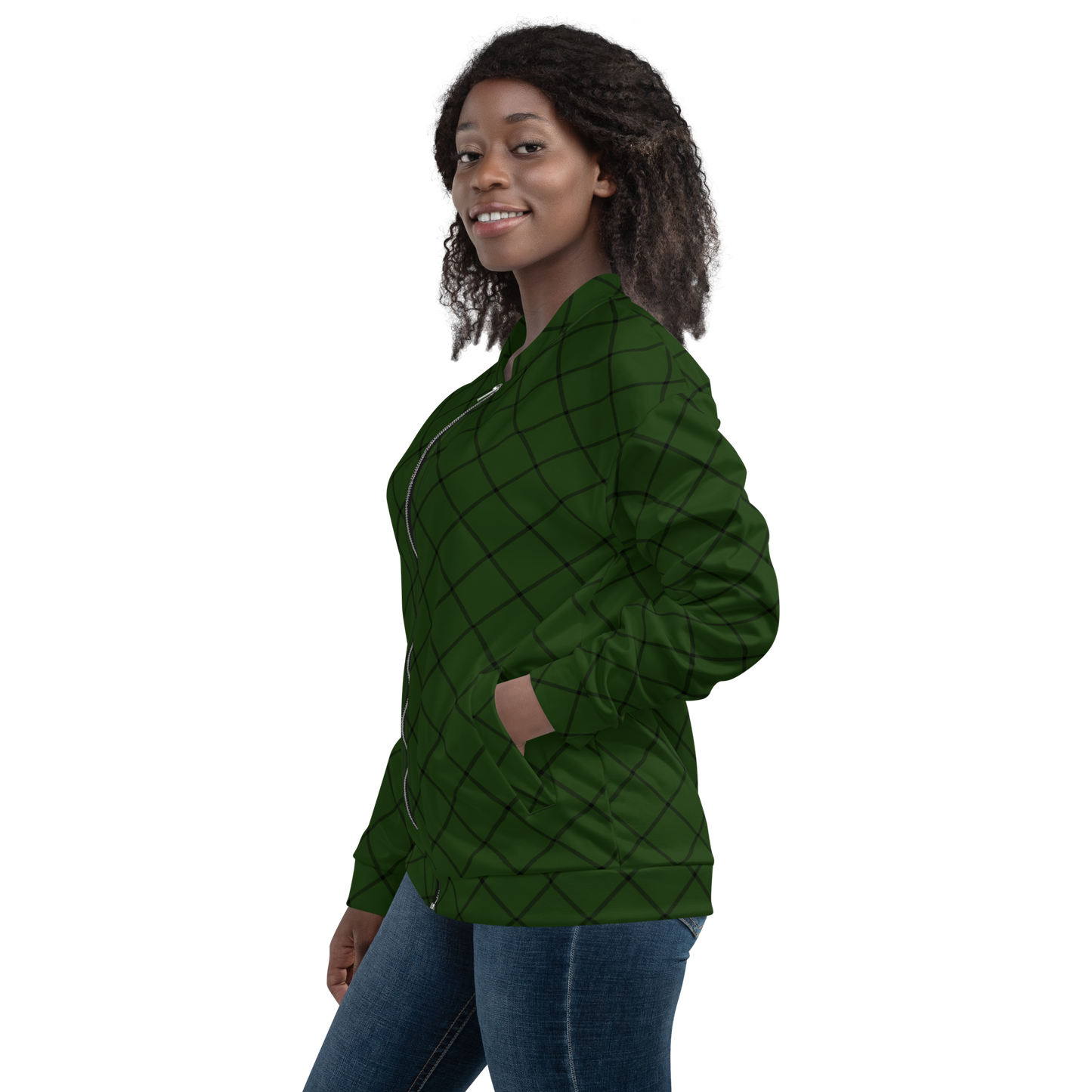 Unisex Bomber Jacket - Atomic Green