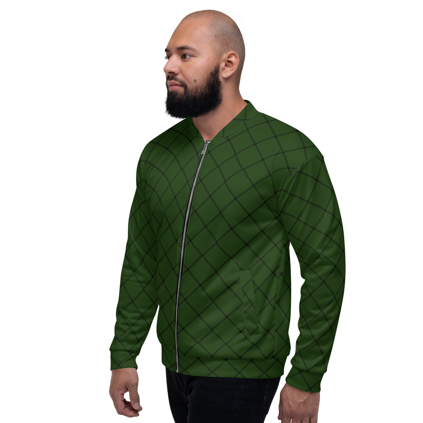 Unisex Bomber Jacket - Atomic Green