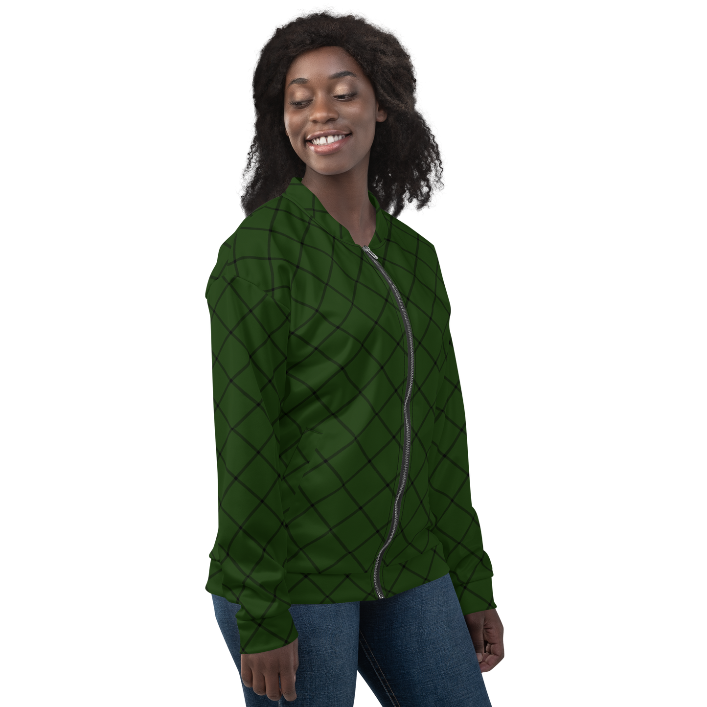 Unisex Bomber Jacket - Atomic Green