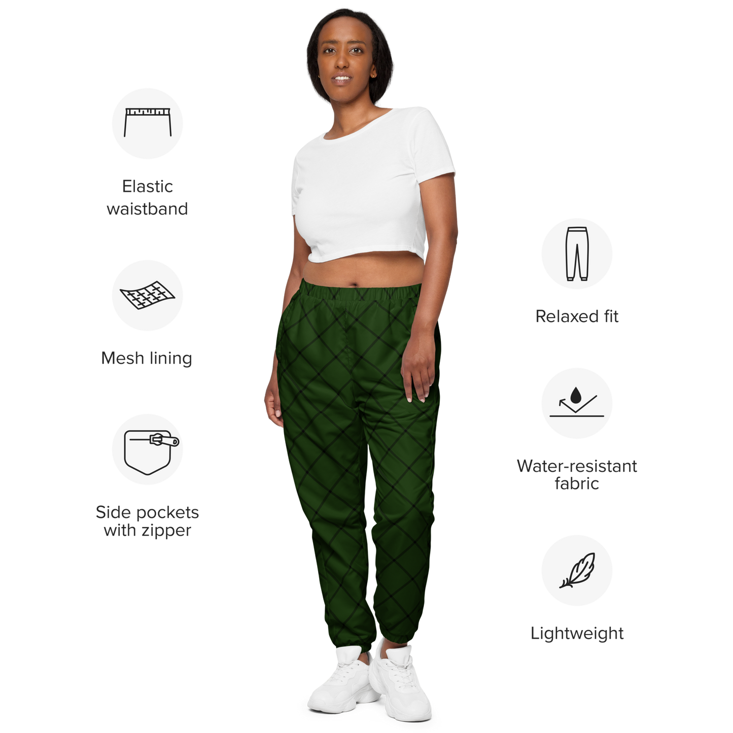 Unisex track pants - Atomic Green