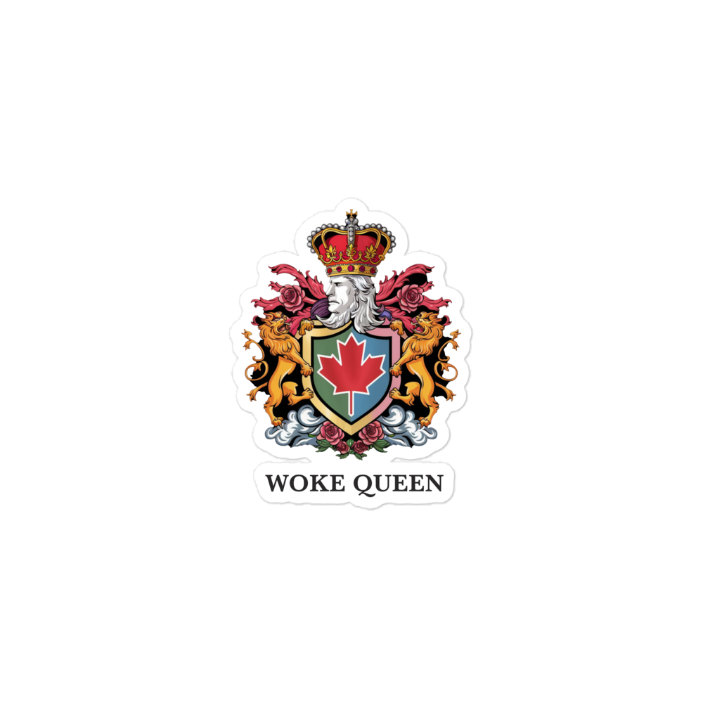 Woke Queen Bubble-free stickers
