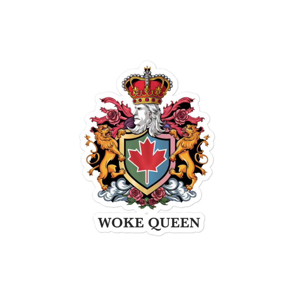Woke Queen Bubble-free stickers