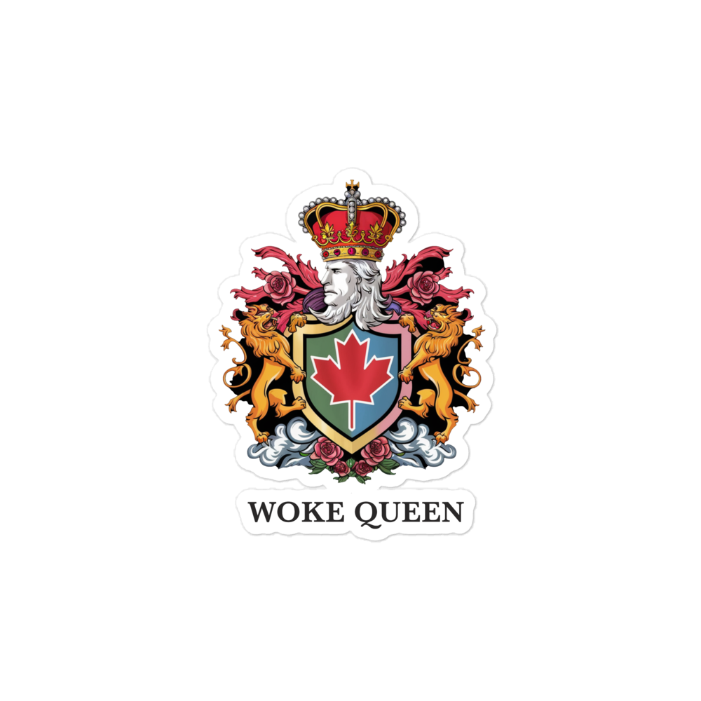 Woke Queen Bubble-free stickers