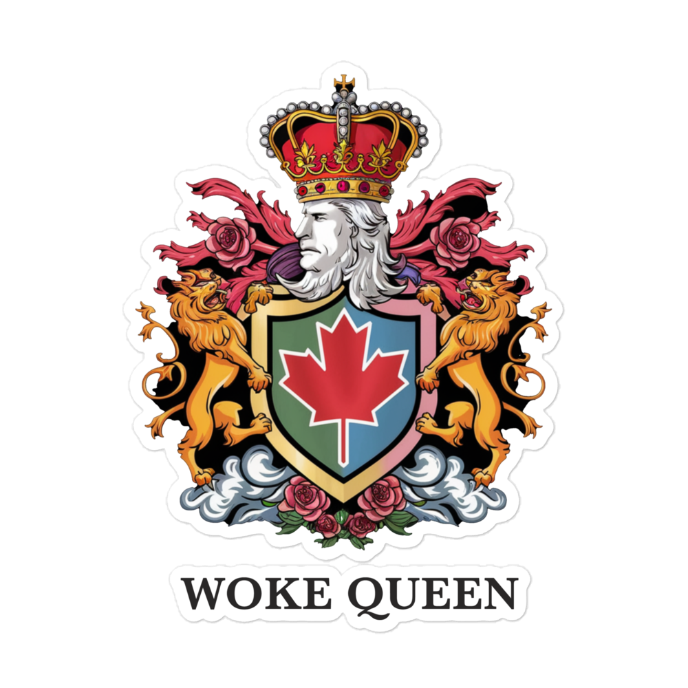 Woke Queen Bubble-free stickers