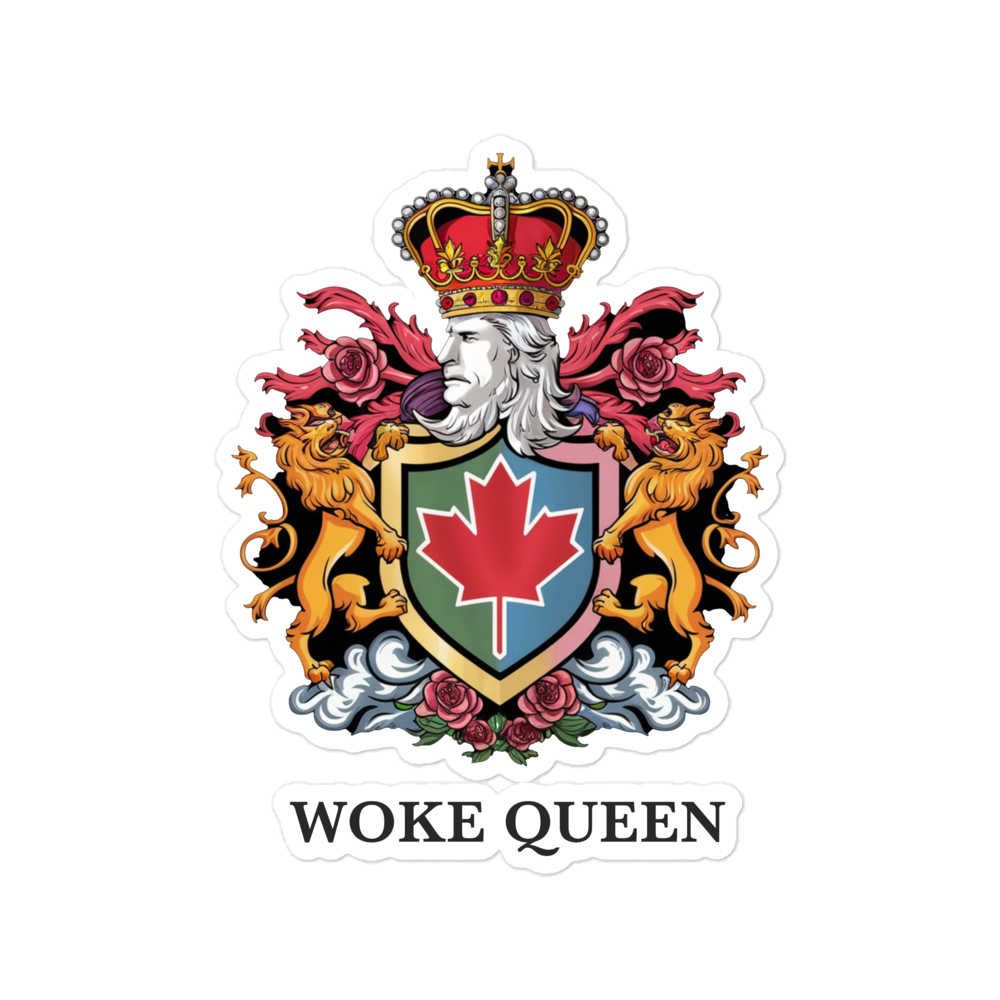 Woke Queen Bubble-free stickers