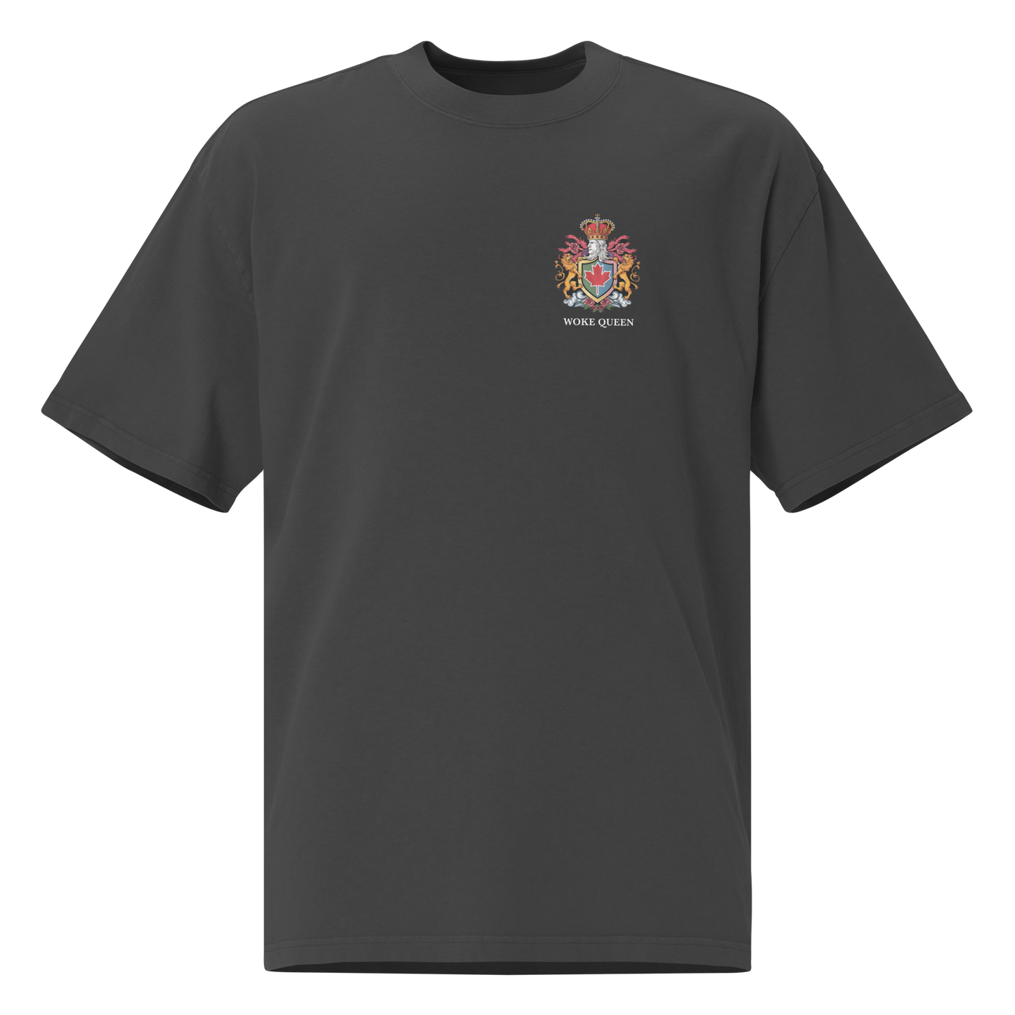 Woke Queen Oversized faded t-shirt