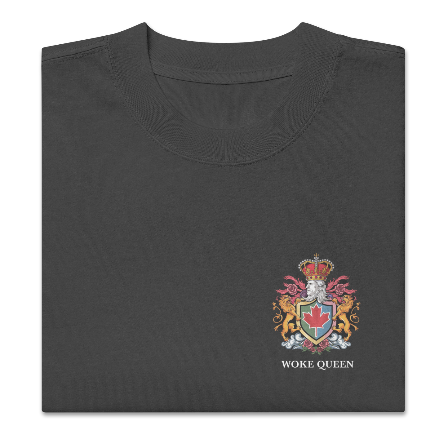 Woke Queen Oversized faded t-shirt