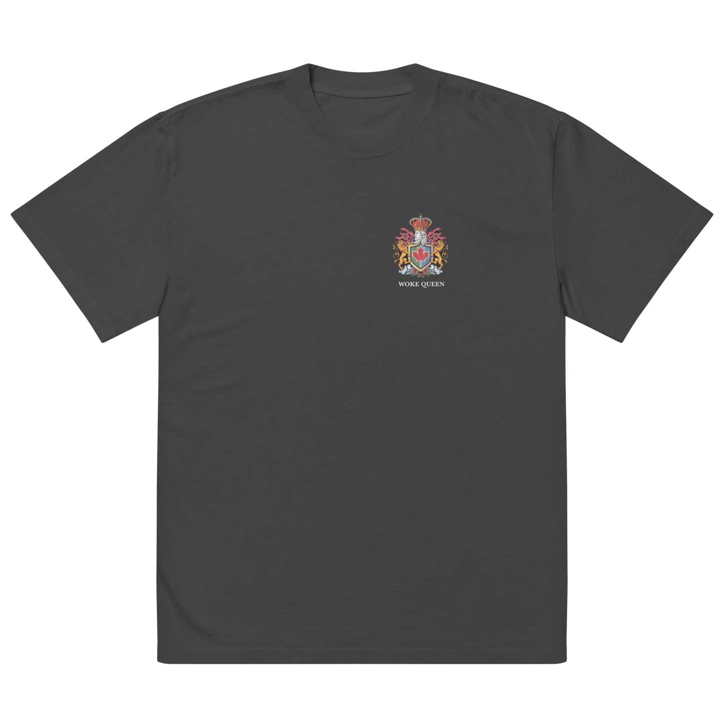Woke Queen Oversized faded t-shirt