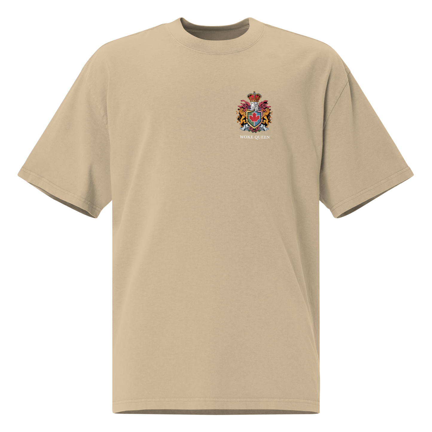 Woke Queen Oversized faded t-shirt