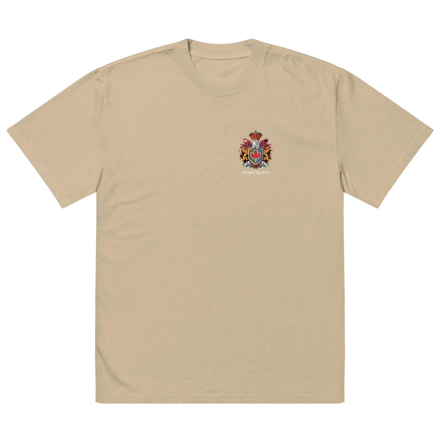 Woke Queen Oversized faded t-shirt