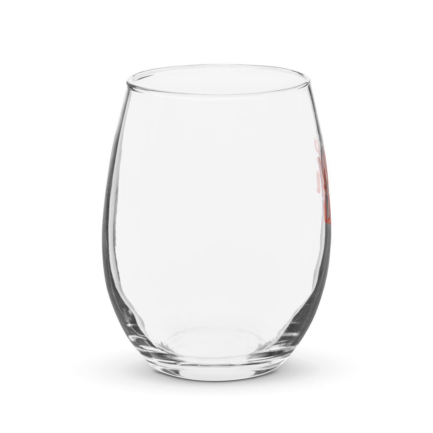 Woke Queen Stemless wine glass