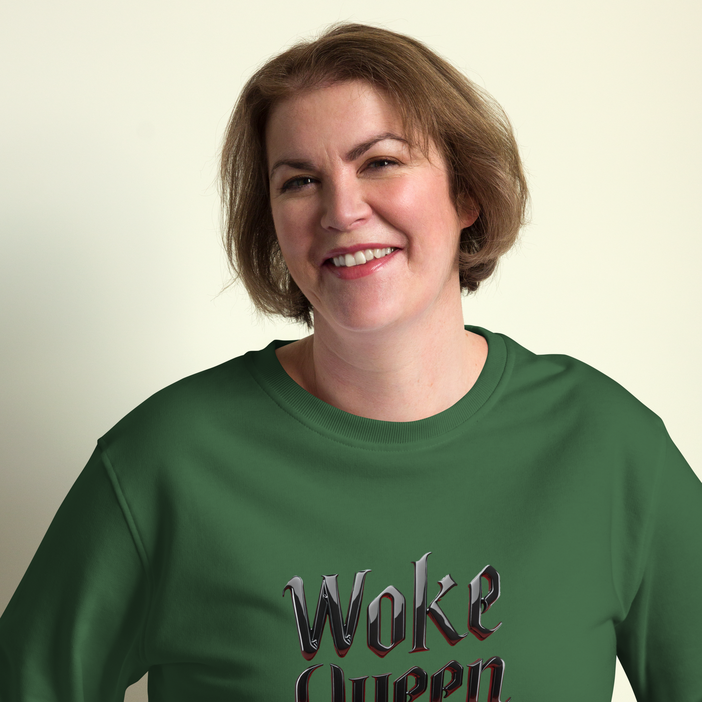 WOKE QUEEN Unisex organic sweatshirt