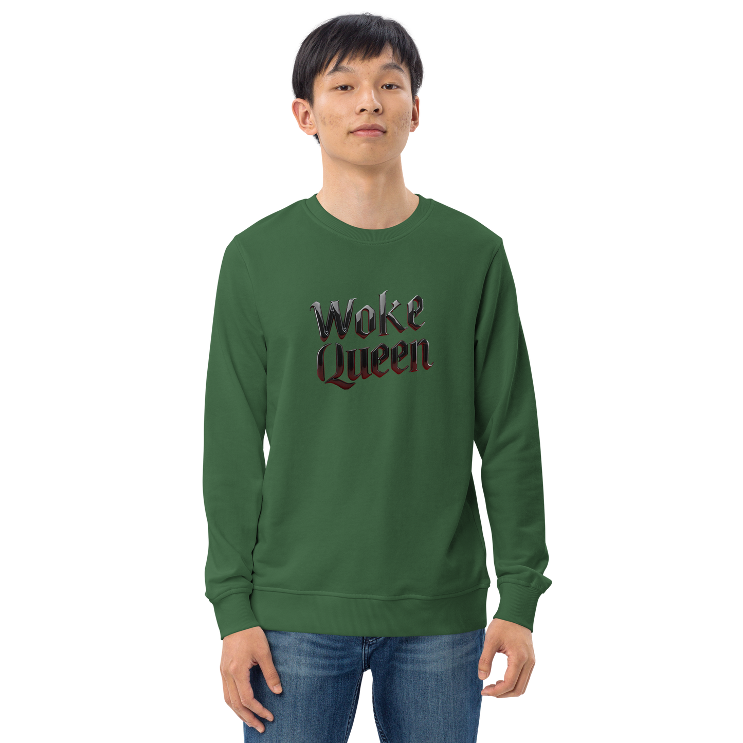 WOKE QUEEN Unisex organic sweatshirt