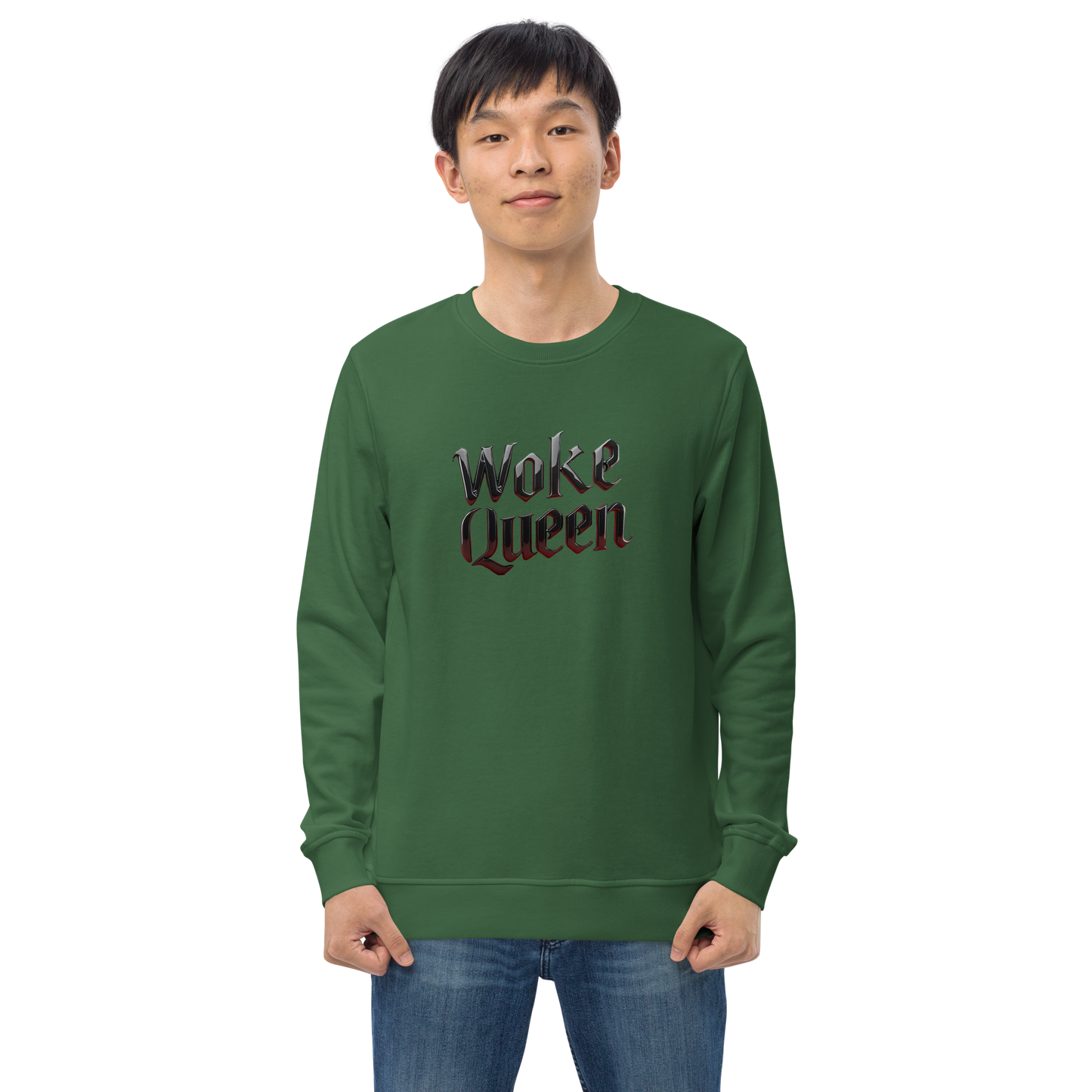 WOKE QUEEN Unisex organic sweatshirt