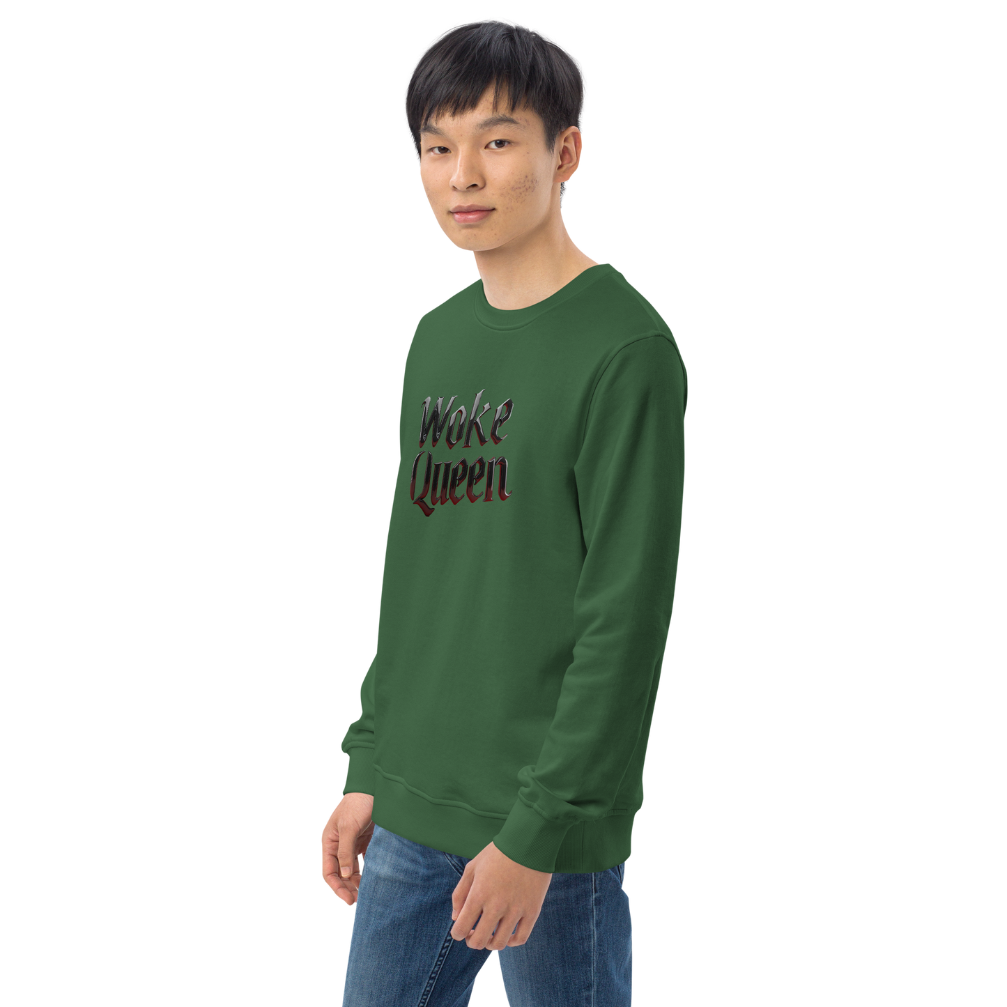 WOKE QUEEN Unisex organic sweatshirt