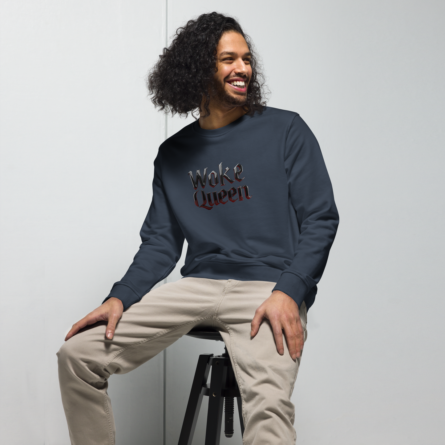 WOKE QUEEN Unisex organic sweatshirt