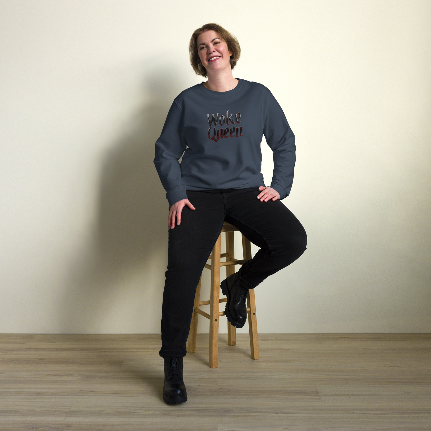 WOKE QUEEN Unisex organic sweatshirt