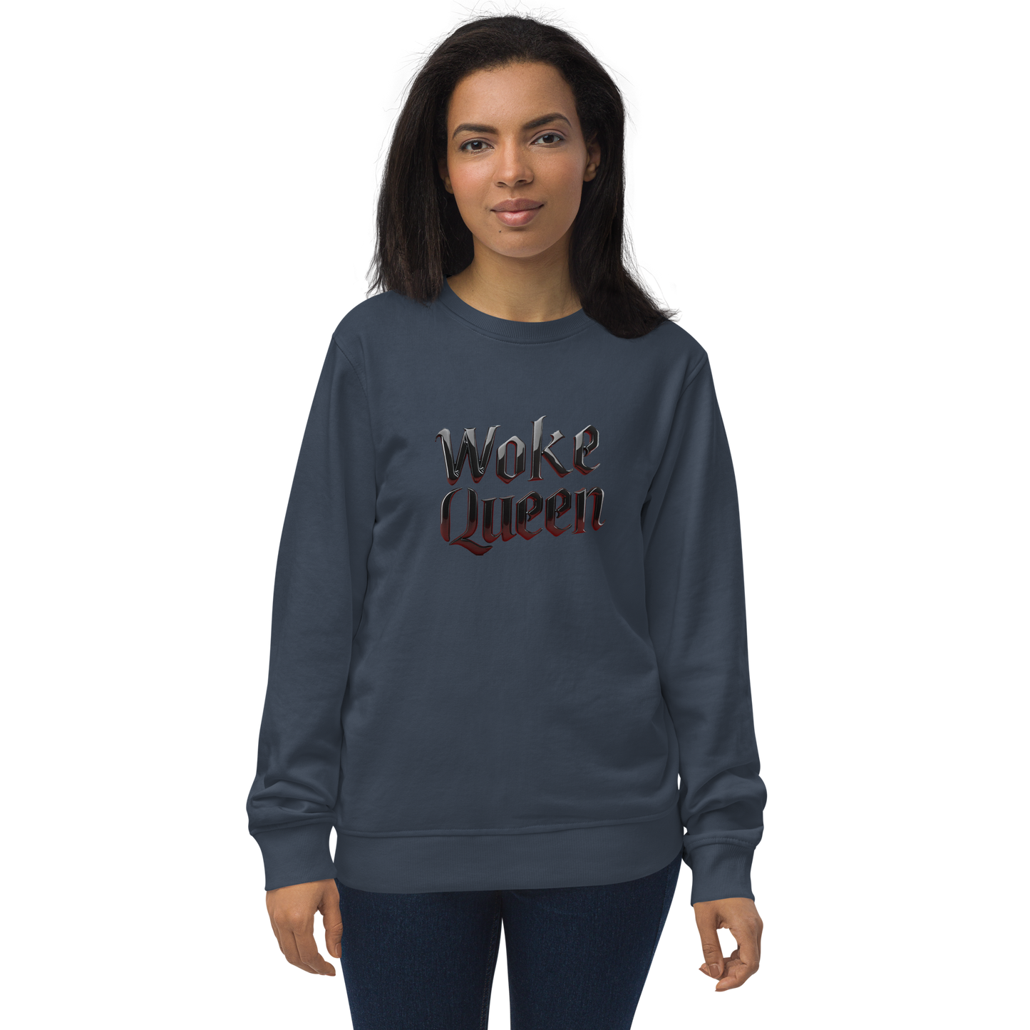 WOKE QUEEN Unisex organic sweatshirt