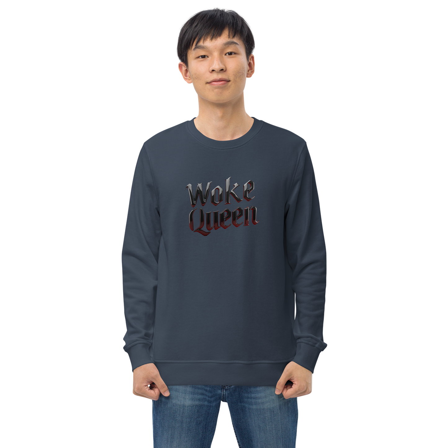WOKE QUEEN Unisex organic sweatshirt