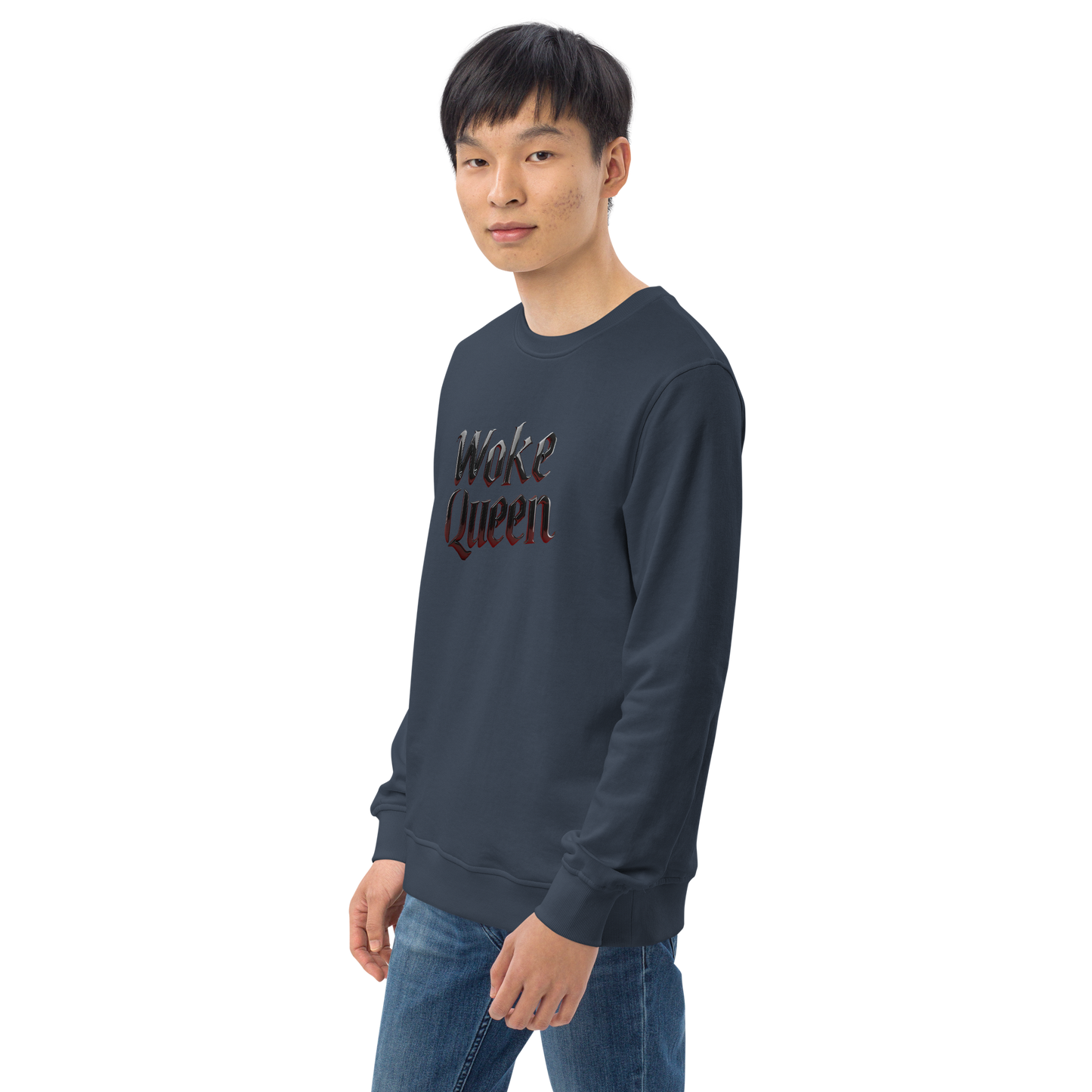 WOKE QUEEN Unisex organic sweatshirt