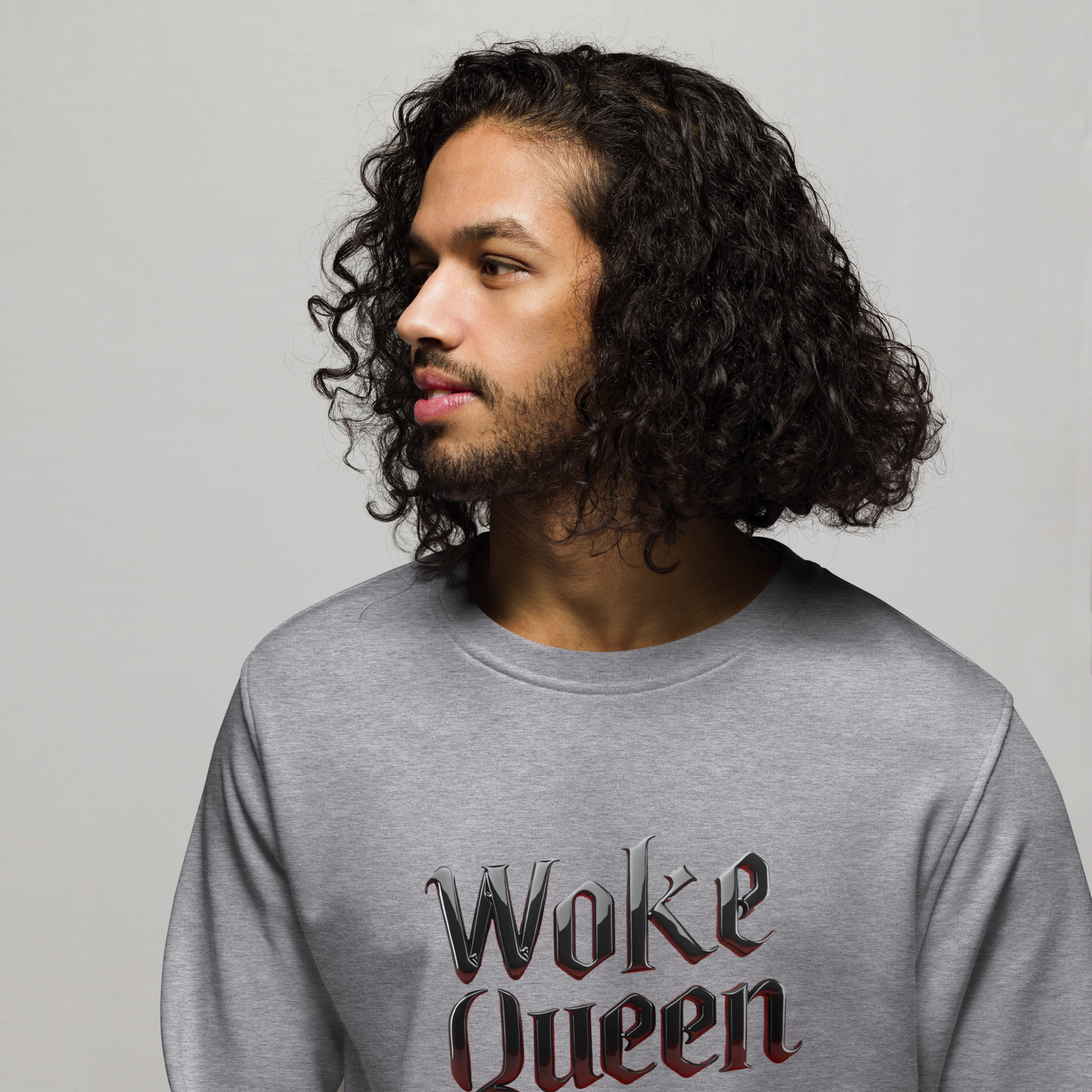 WOKE QUEEN Unisex organic sweatshirt