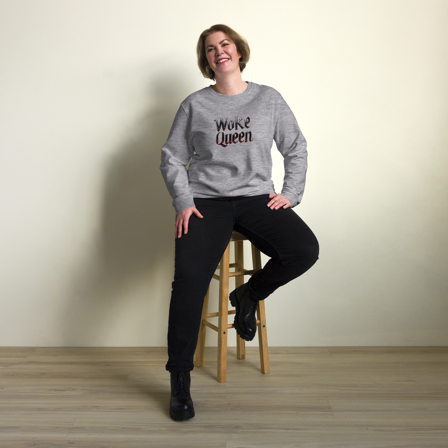 WOKE QUEEN Unisex organic sweatshirt