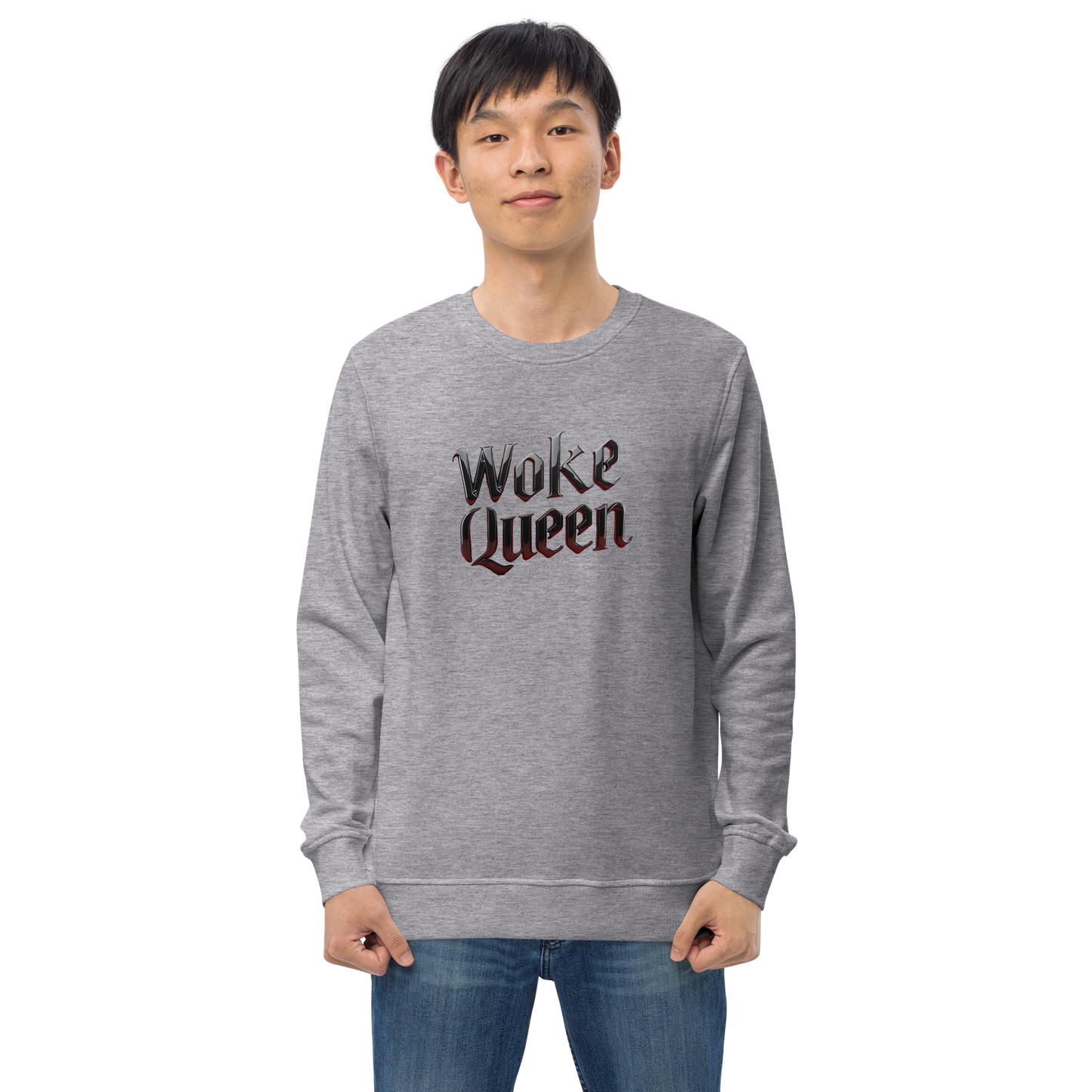WOKE QUEEN Unisex organic sweatshirt