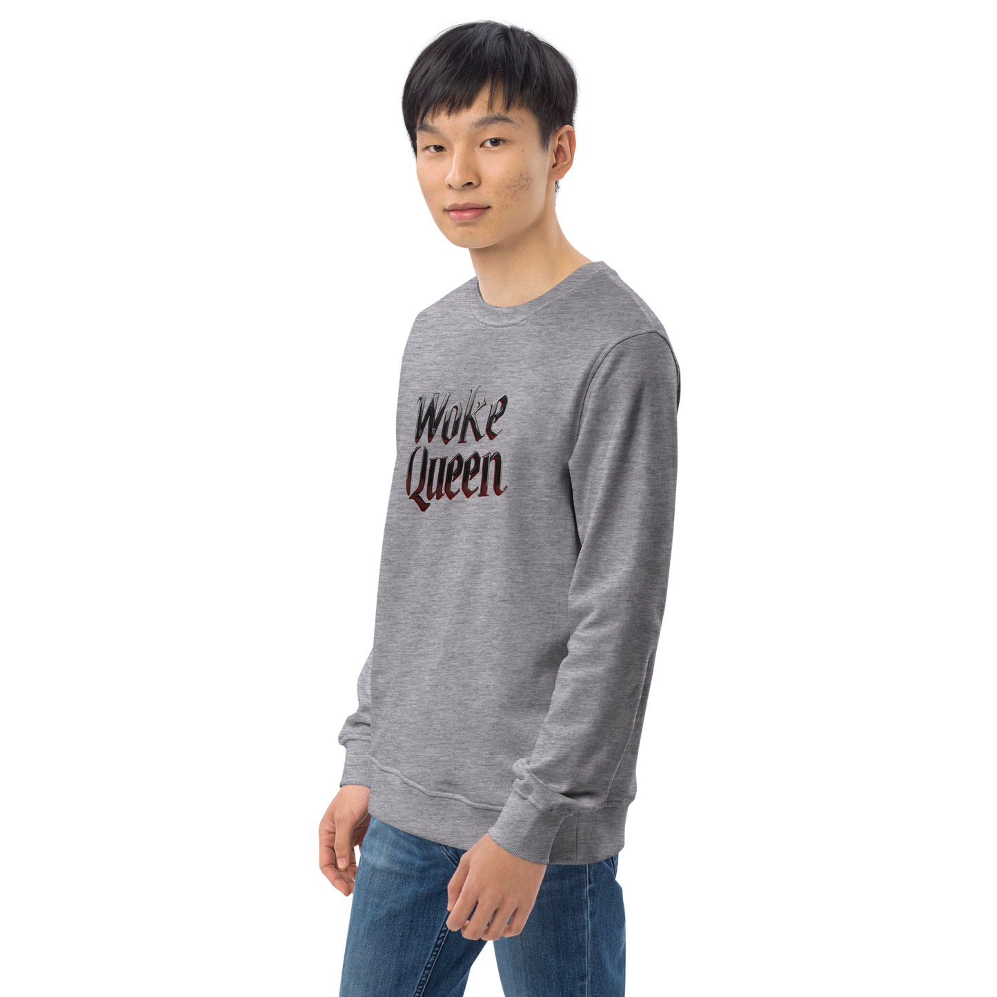 WOKE QUEEN Unisex organic sweatshirt