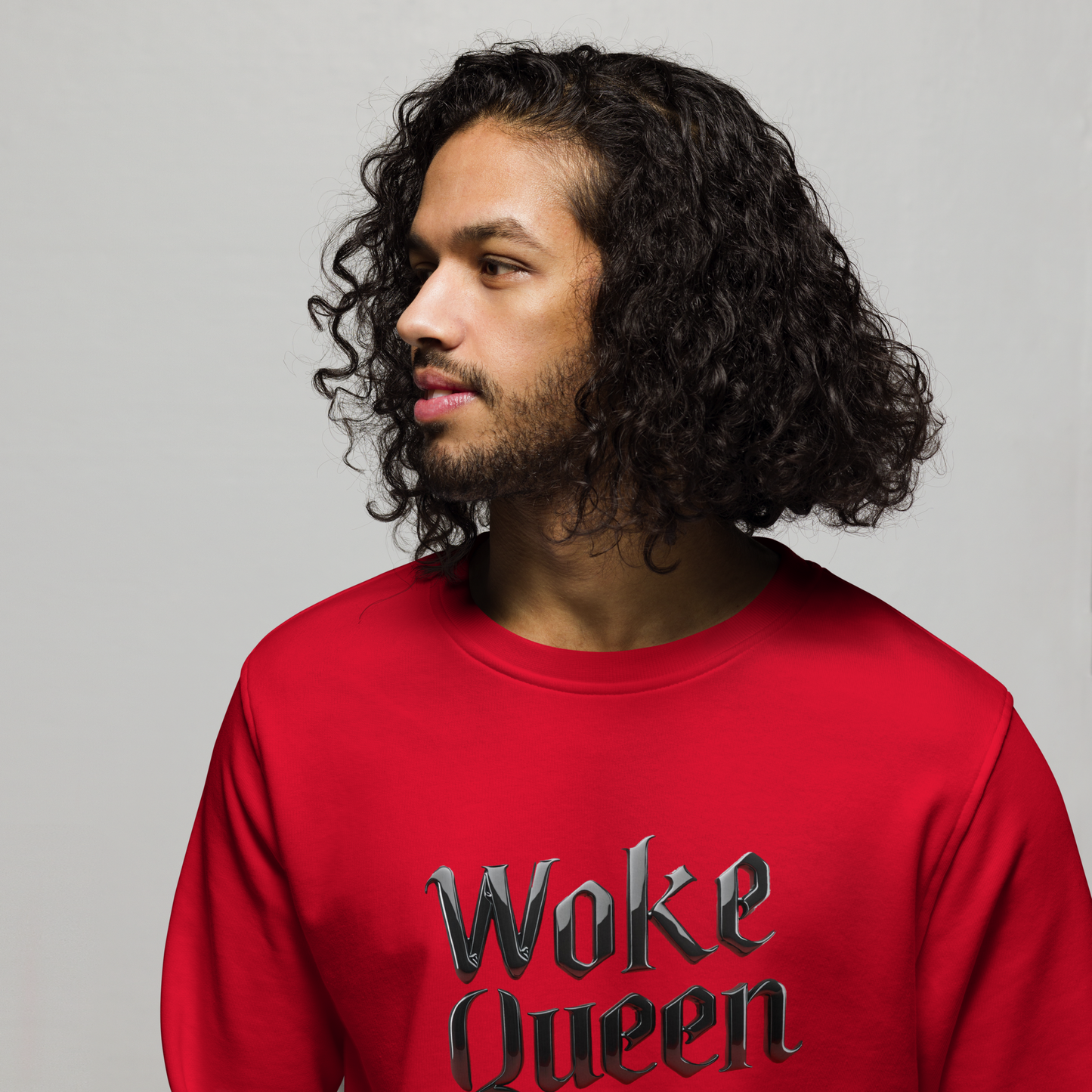 WOKE QUEEN Unisex organic sweatshirt