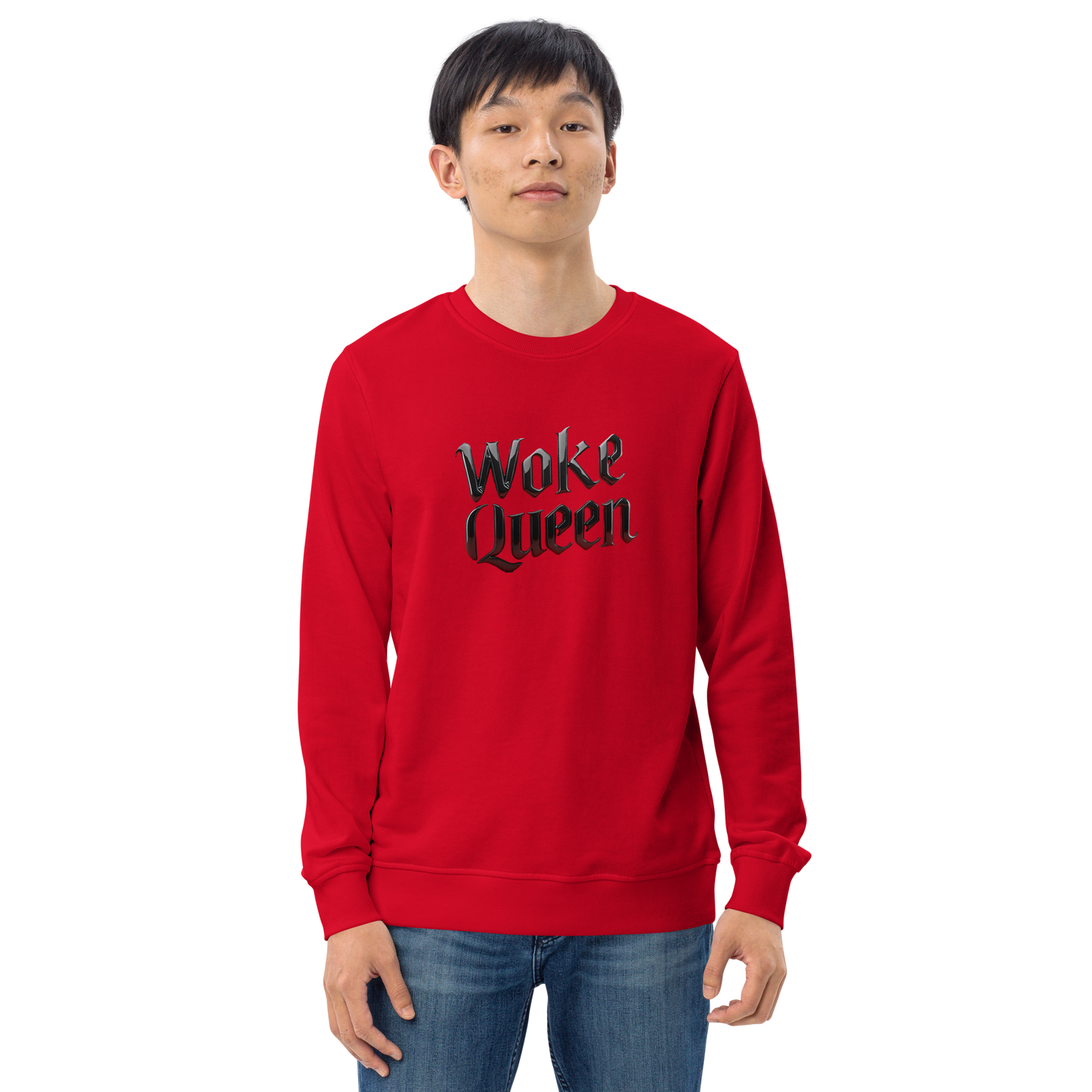WOKE QUEEN Unisex organic sweatshirt