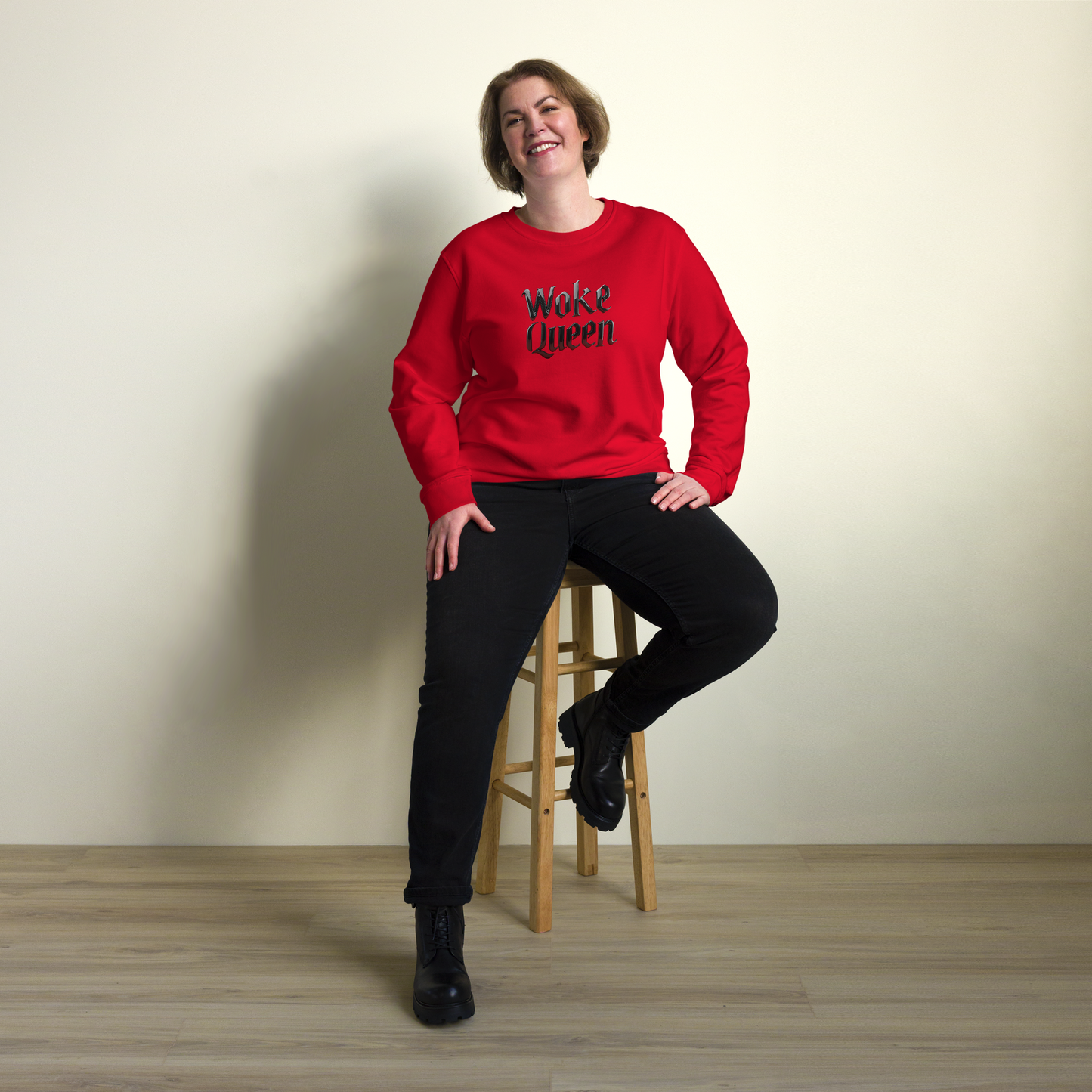 WOKE QUEEN Unisex organic sweatshirt