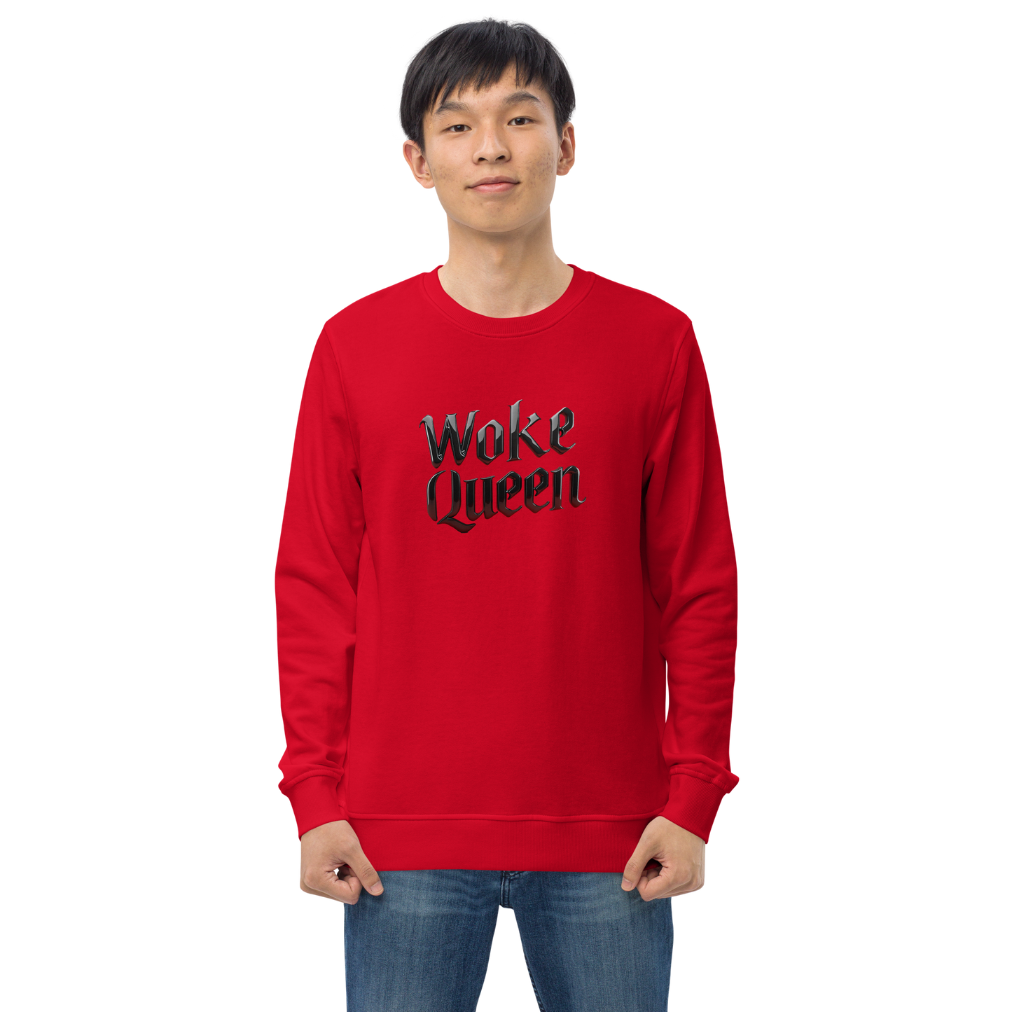 WOKE QUEEN Unisex organic sweatshirt