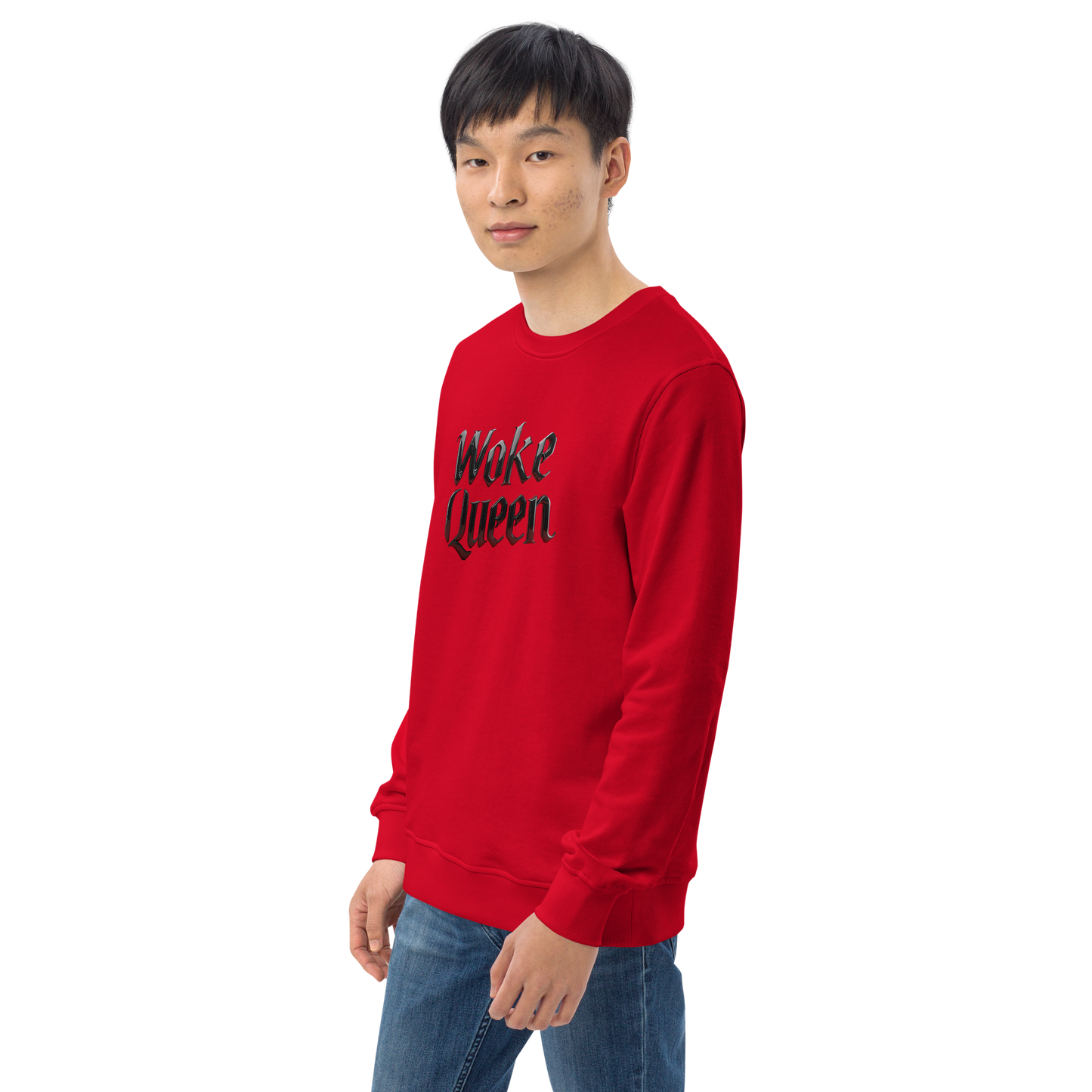 WOKE QUEEN Unisex organic sweatshirt