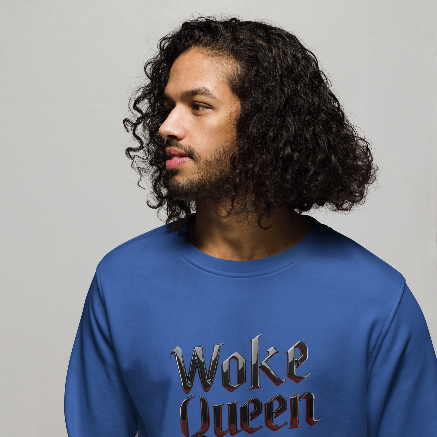 WOKE QUEEN Unisex organic sweatshirt