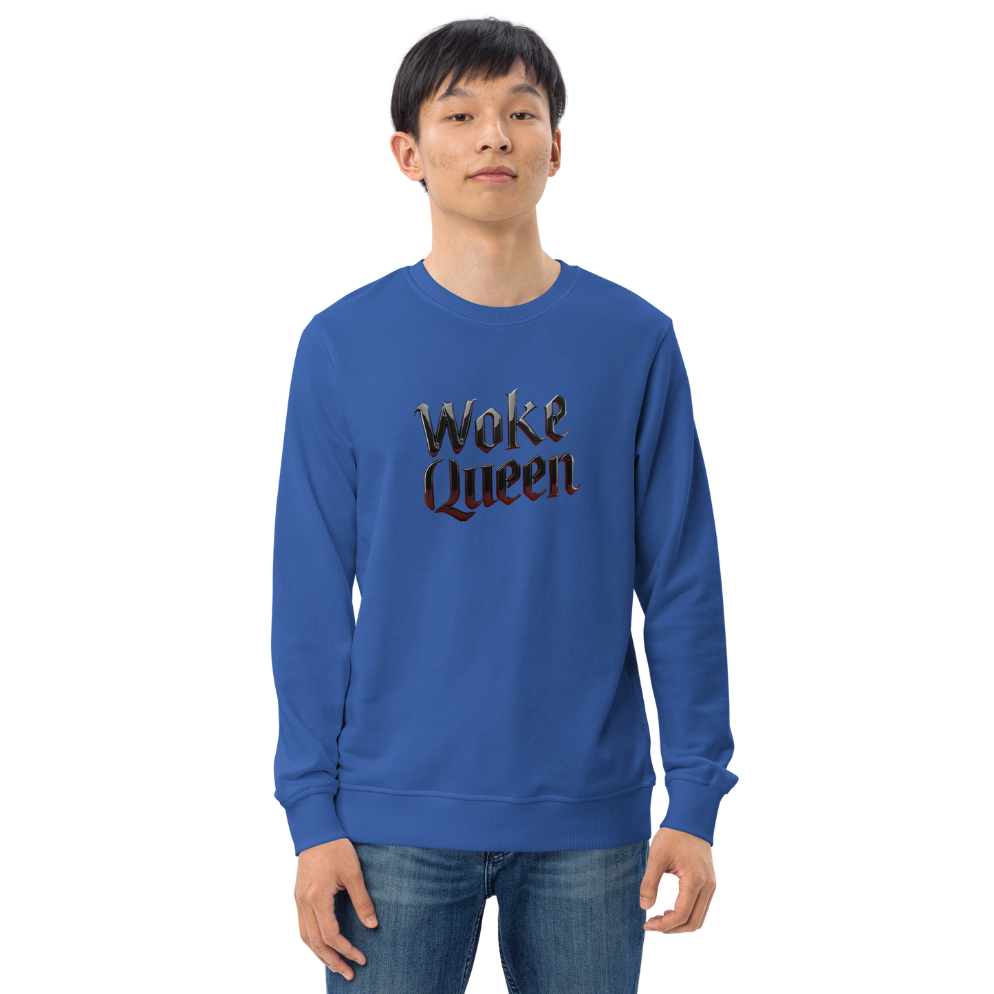 WOKE QUEEN Unisex organic sweatshirt