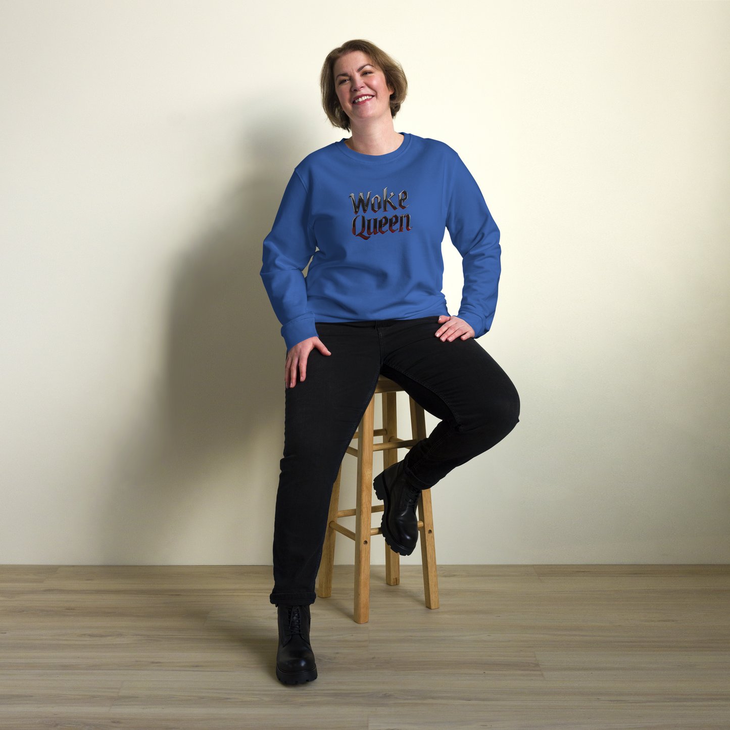 WOKE QUEEN Unisex organic sweatshirt