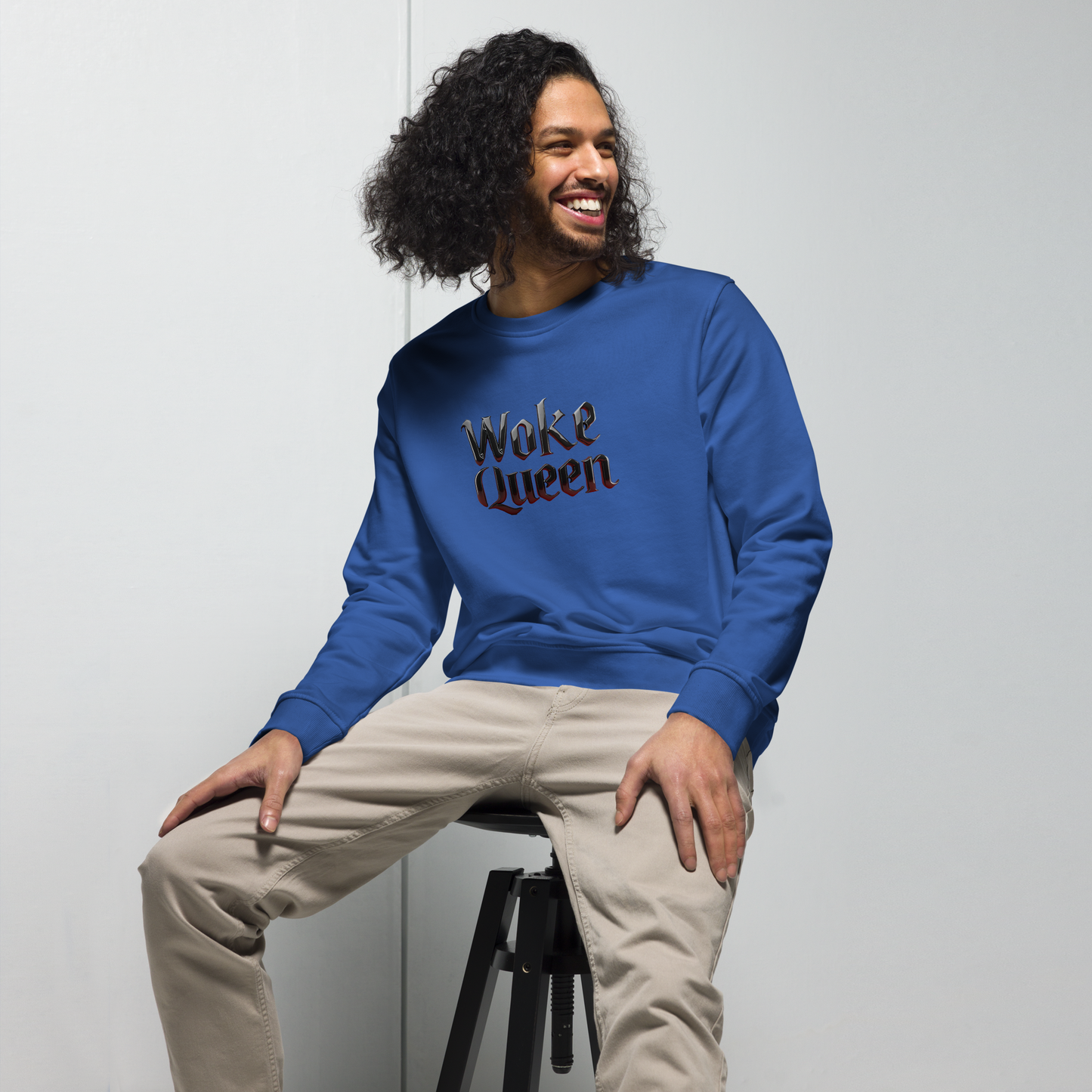 WOKE QUEEN Unisex organic sweatshirt
