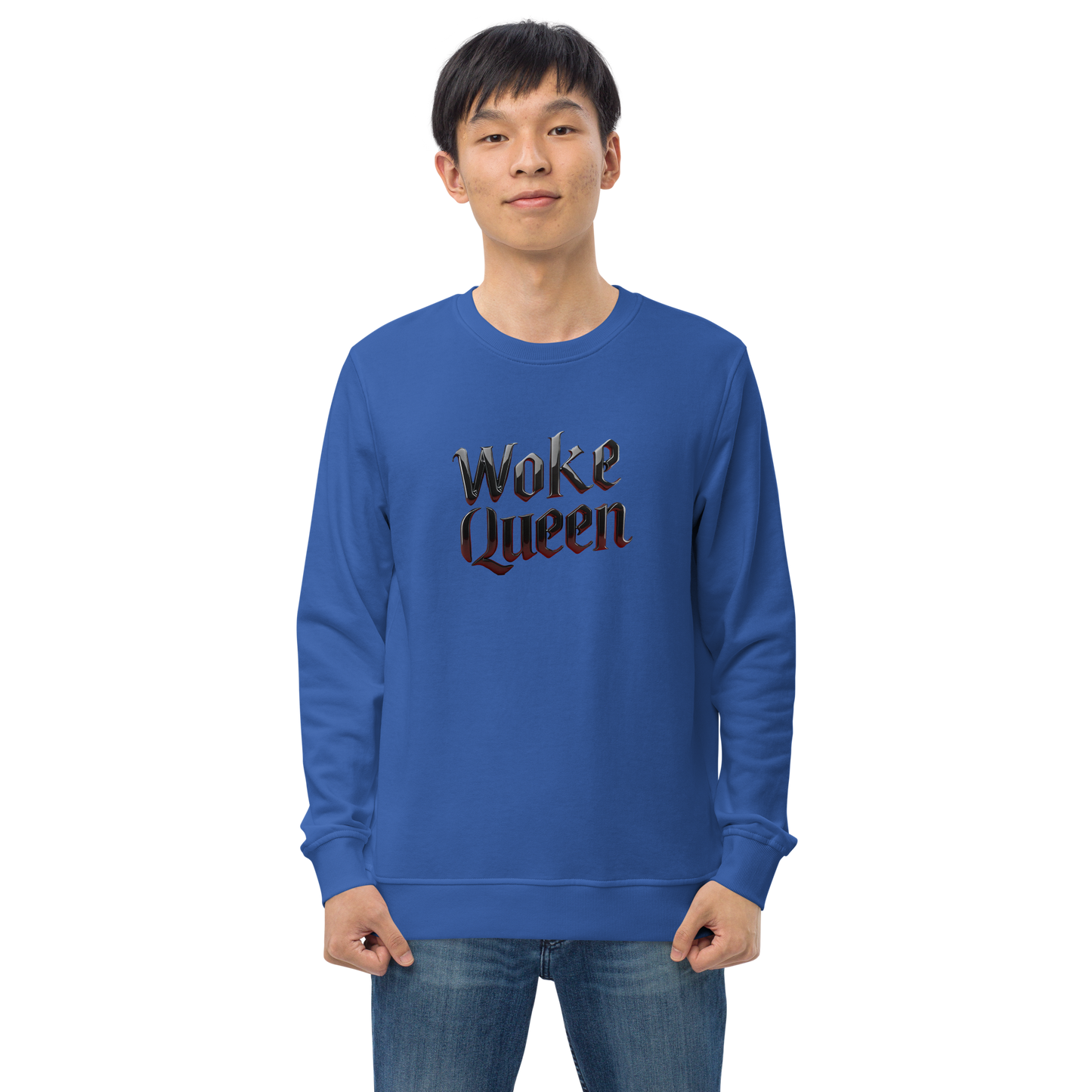WOKE QUEEN Unisex organic sweatshirt