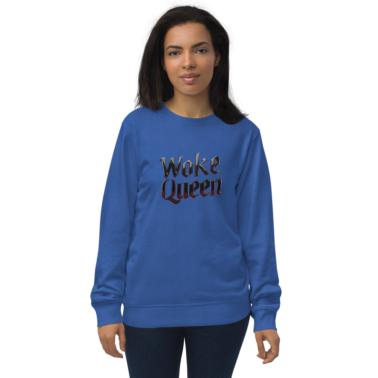 WOKE QUEEN Unisex organic sweatshirt