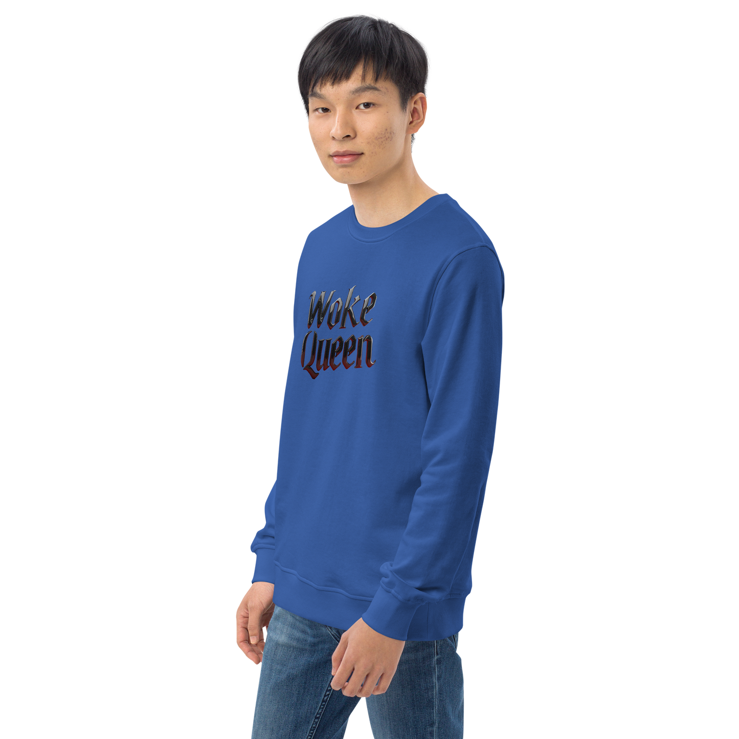 WOKE QUEEN Unisex organic sweatshirt